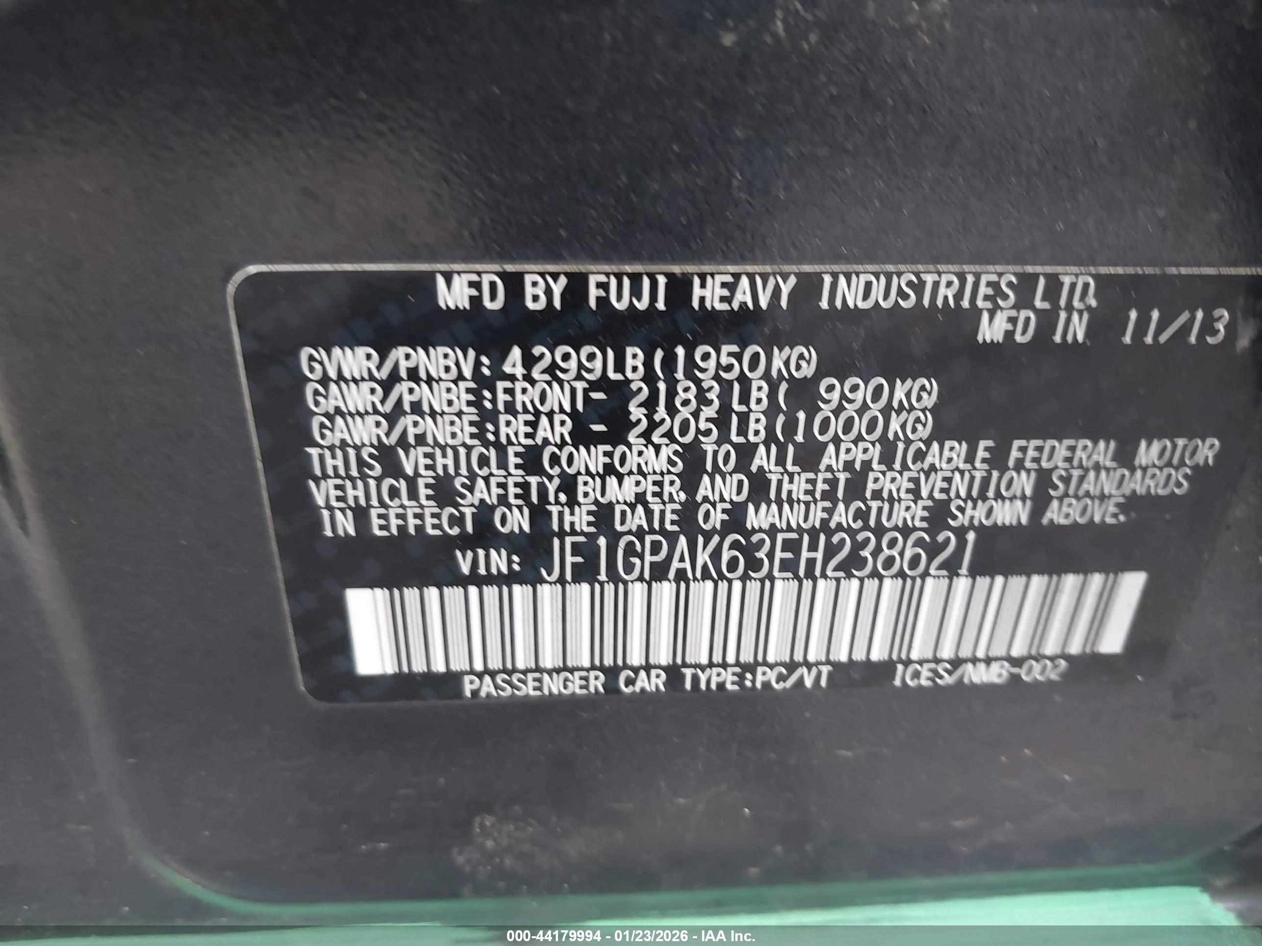 SUBARU IMPREZA image 9