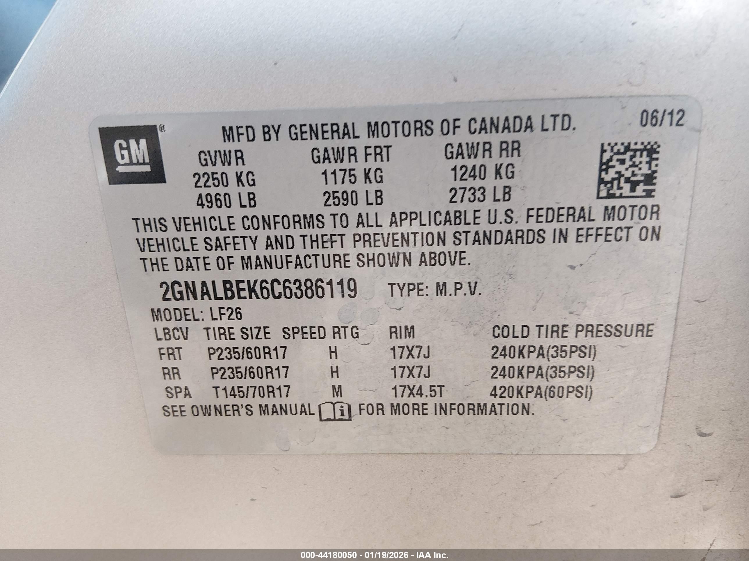 CHEVROLET EQUINOX image 9