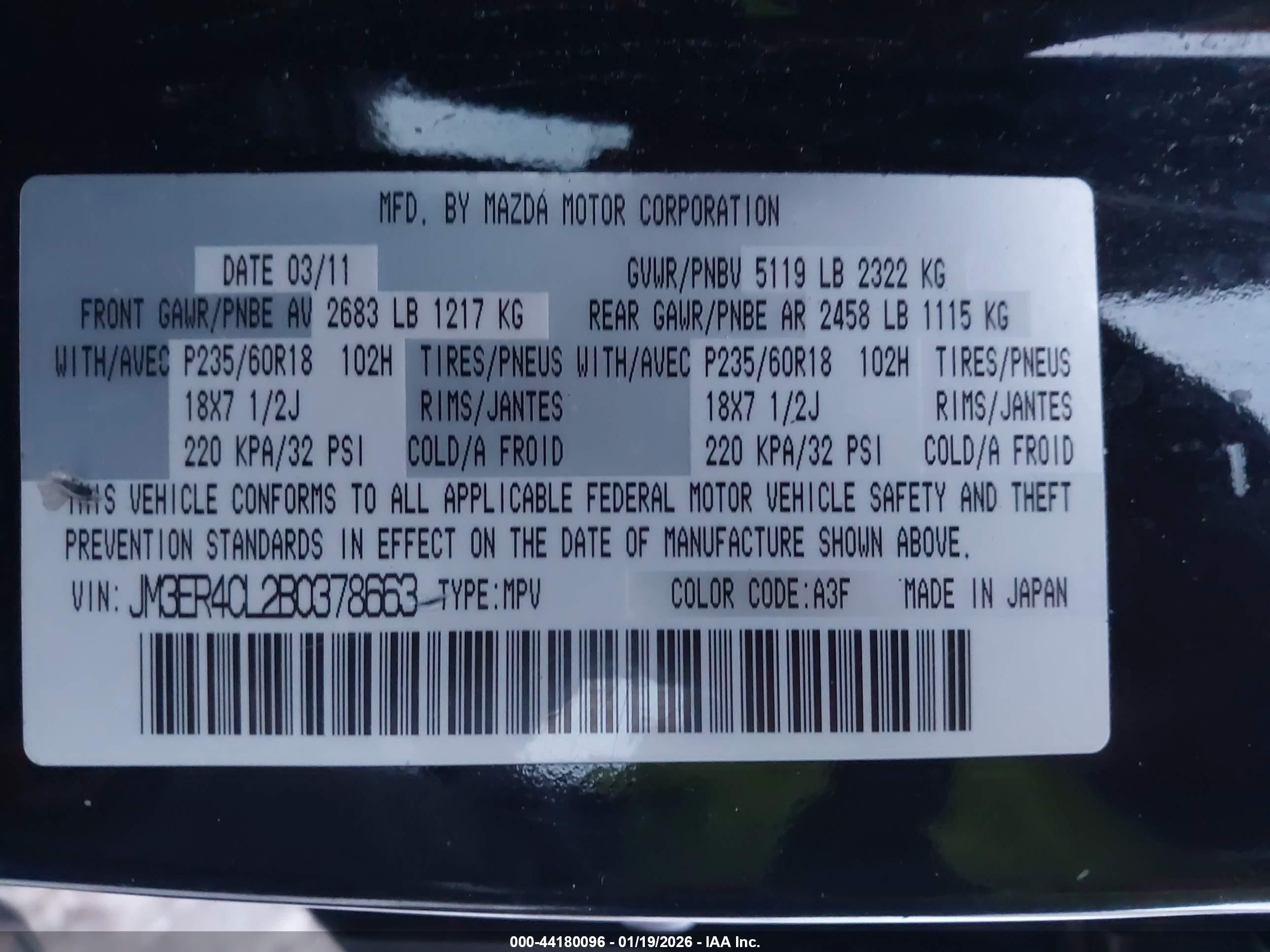 MAZDA CX-7 image 9