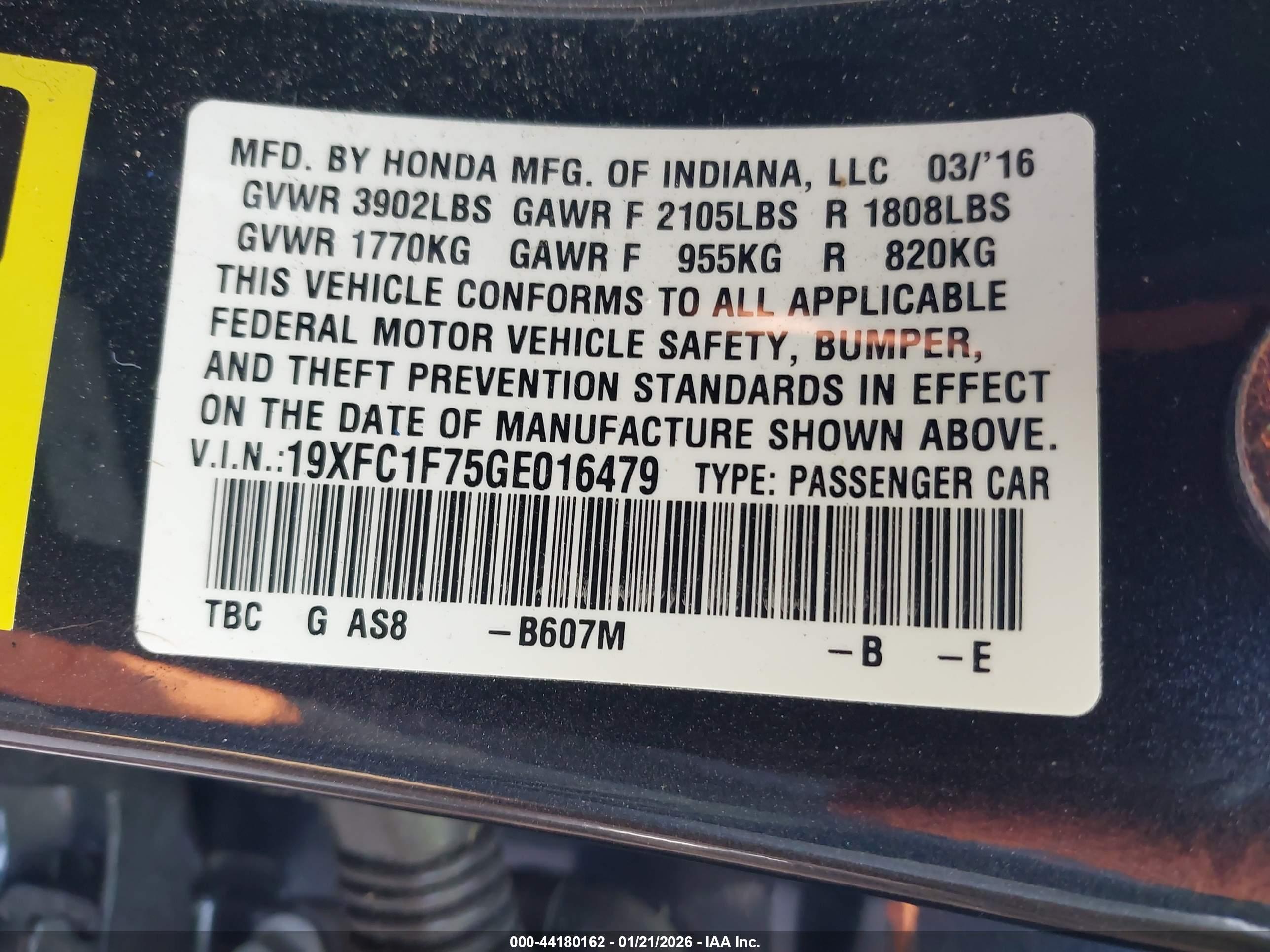 HONDA CIVIC image 9