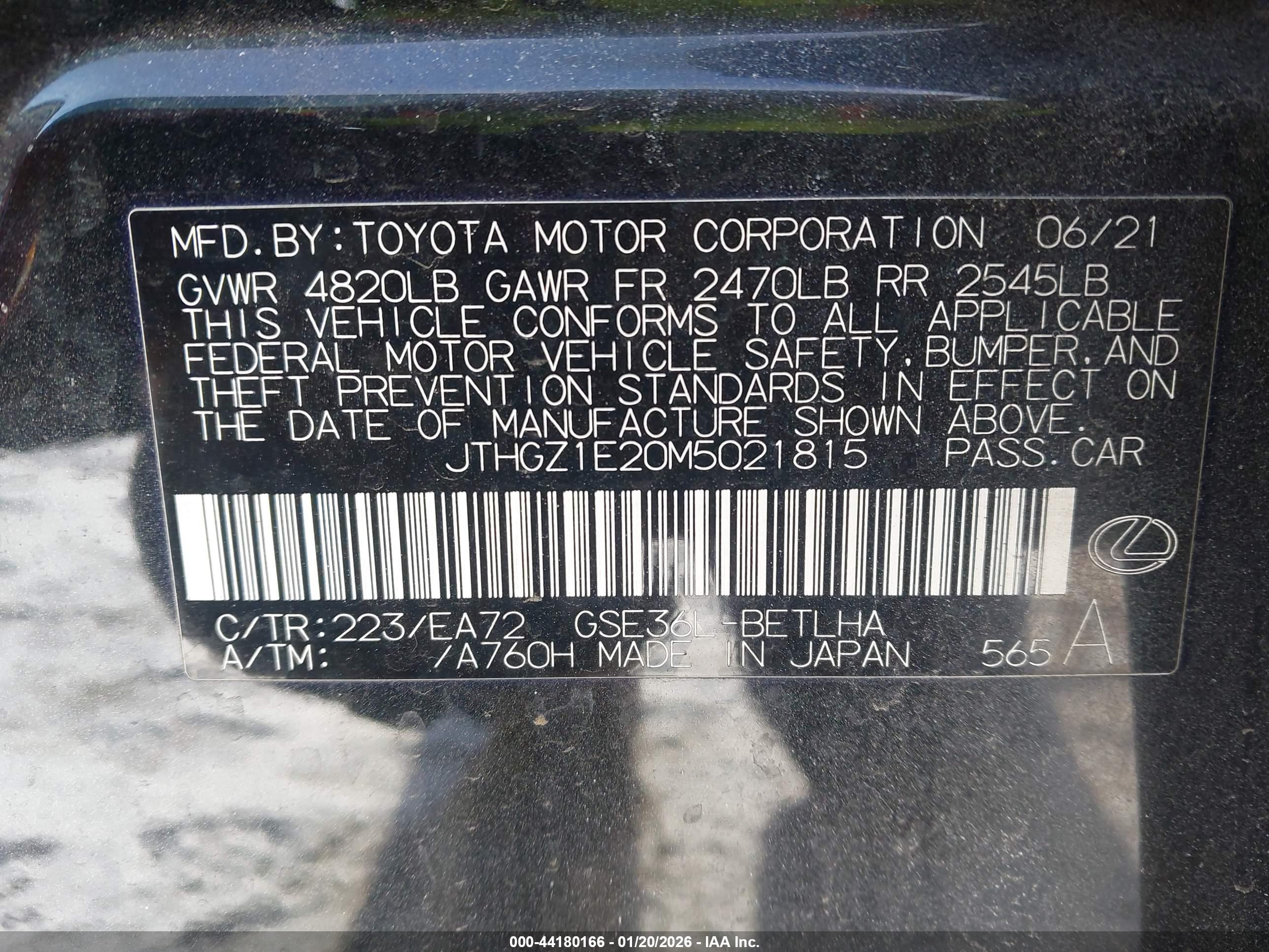 LEXUS IS image 9