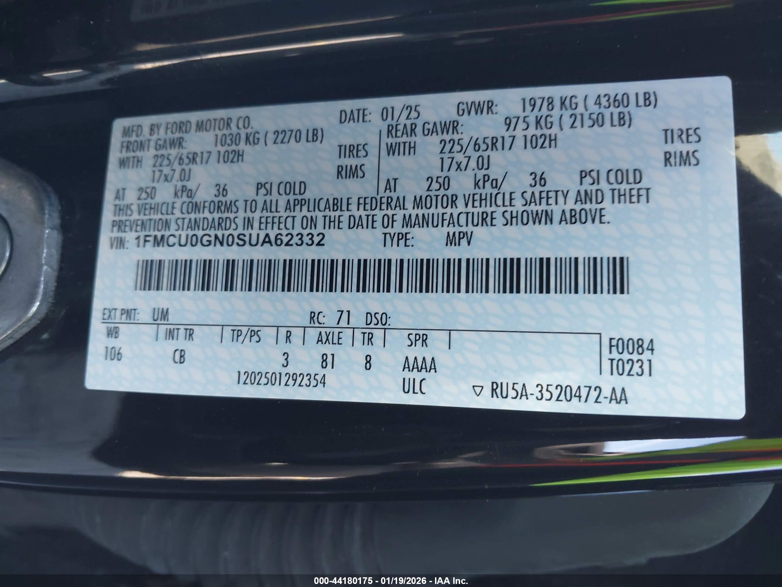 FORD ESCAPE image 9