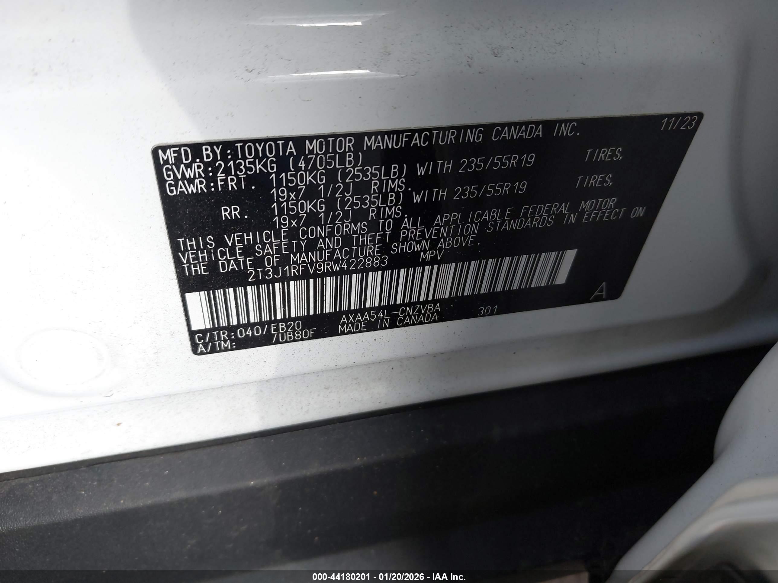 TOYOTA RAV4 image 9