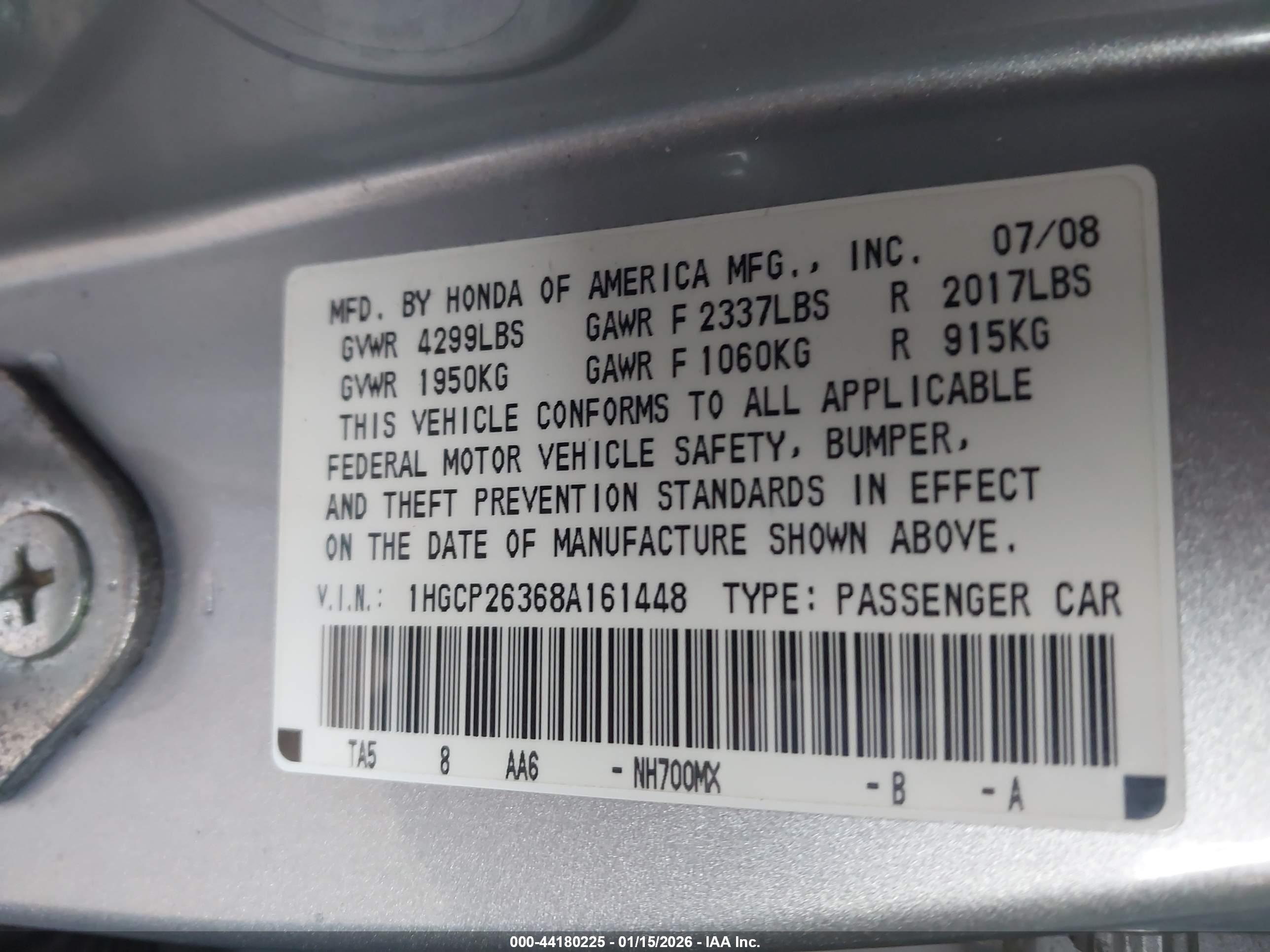 HONDA ACCORD image 9