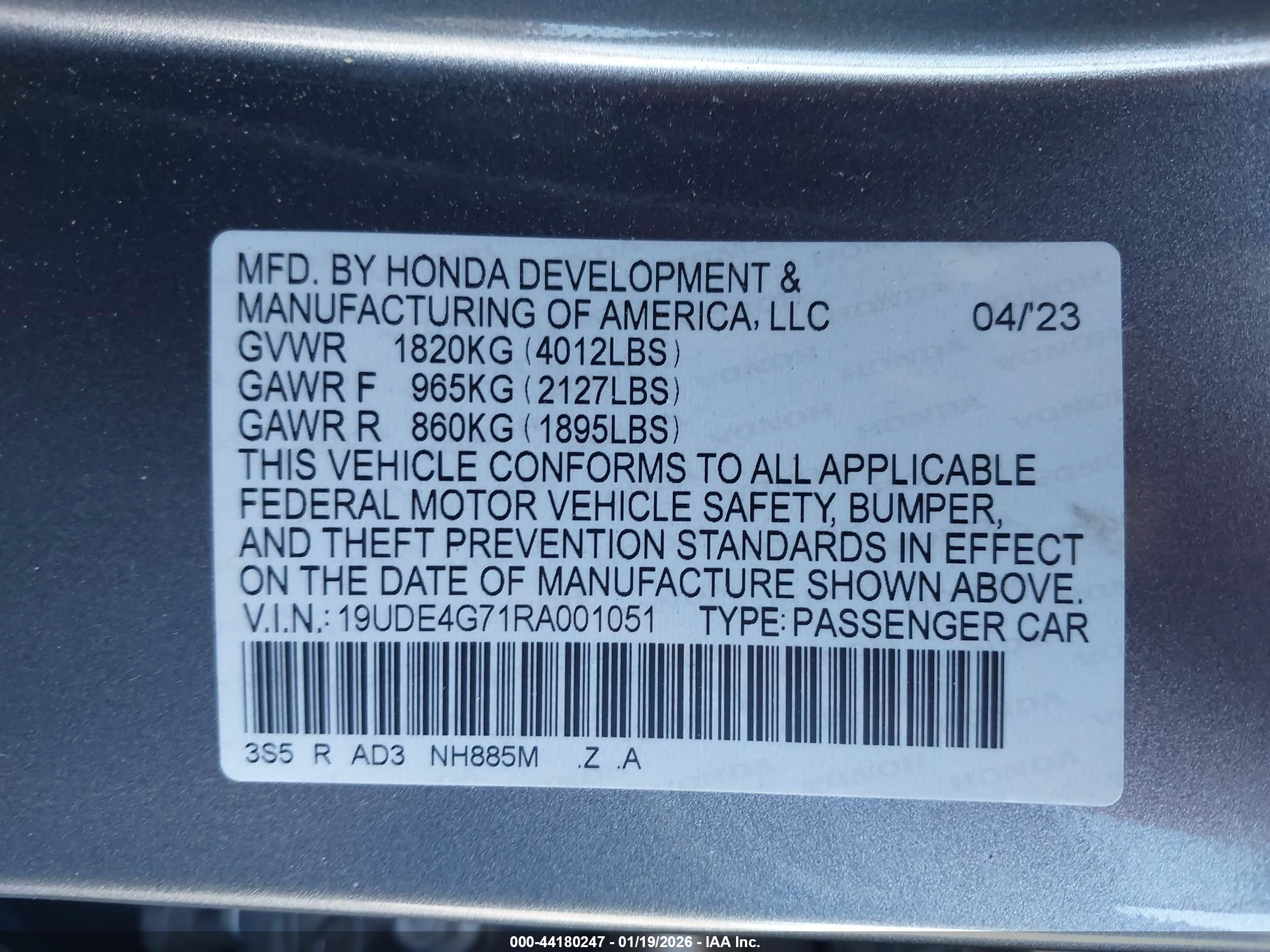 ACURA INTEGRA image 9
