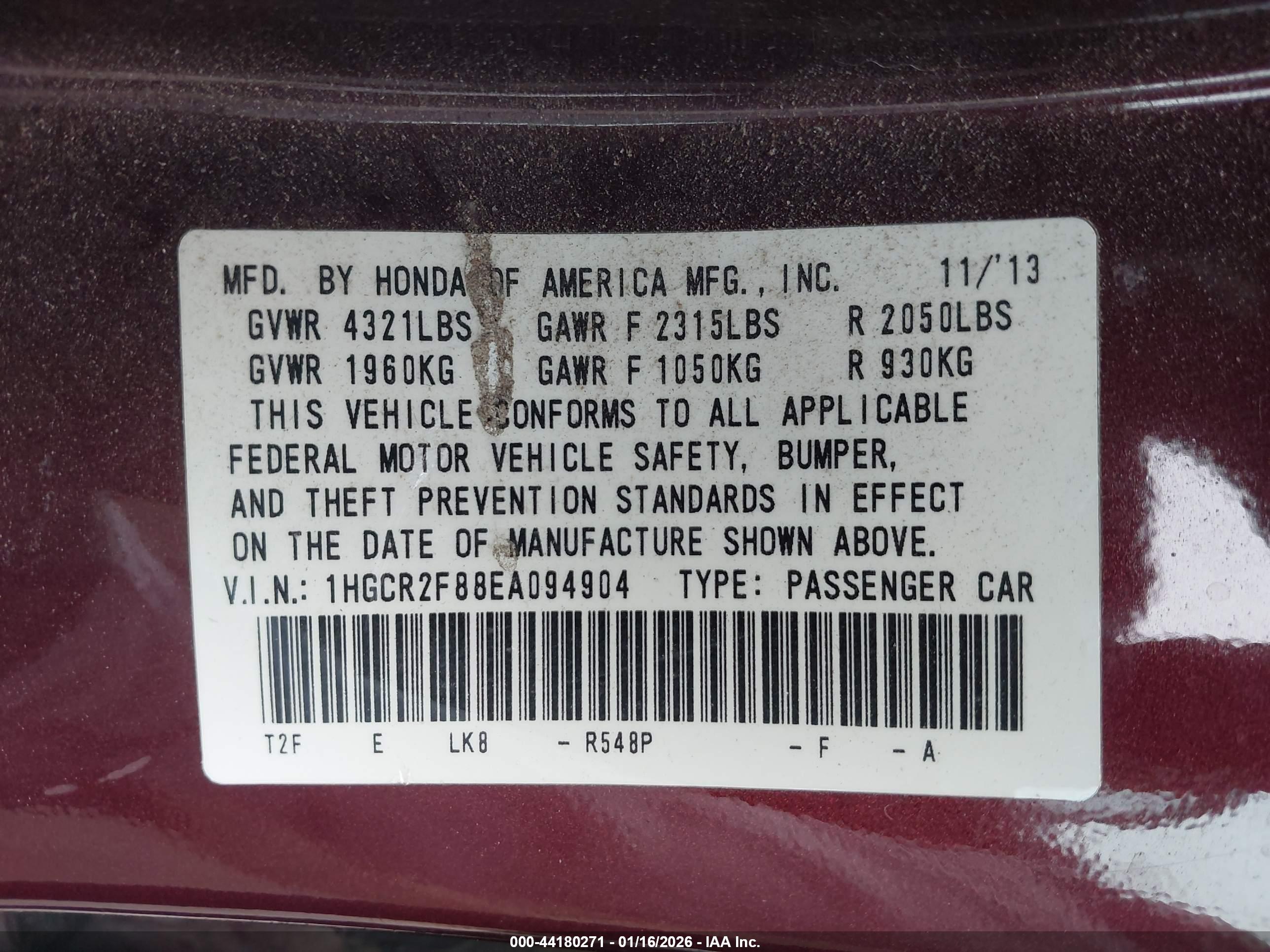 HONDA ACCORD image 9