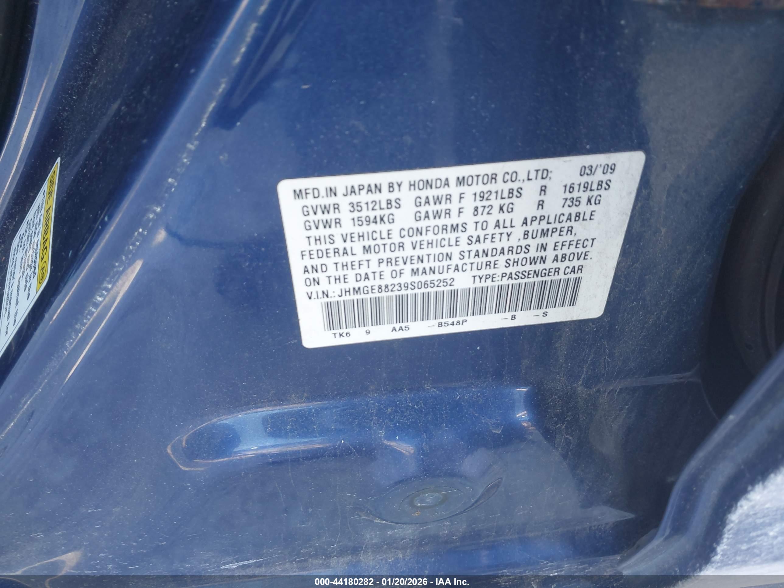 HONDA FIT image 9