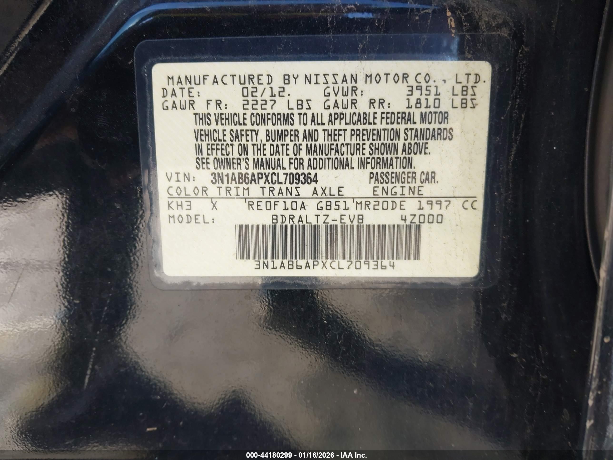 NISSAN SENTRA image 9