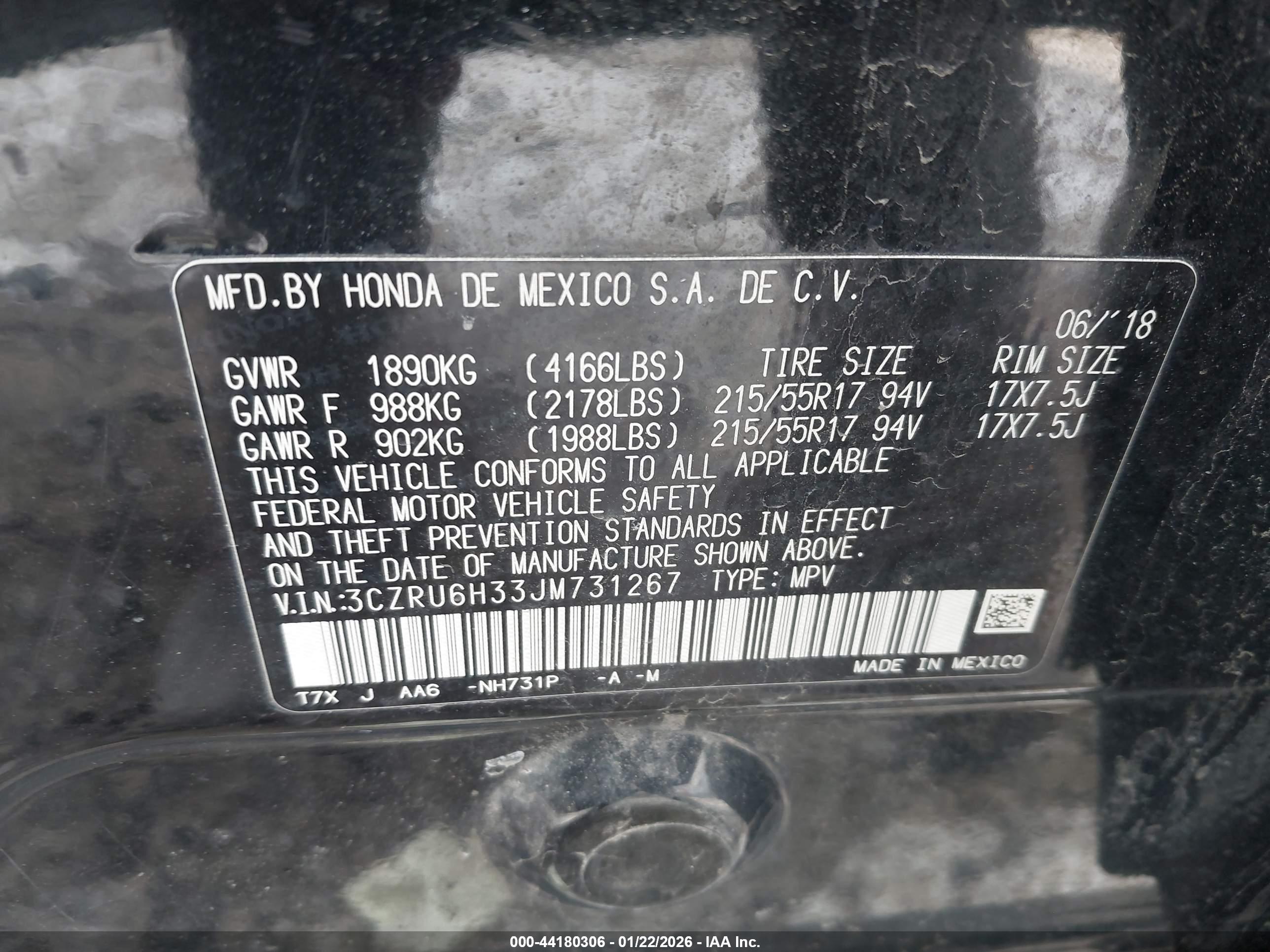 HONDA HR-V image 9