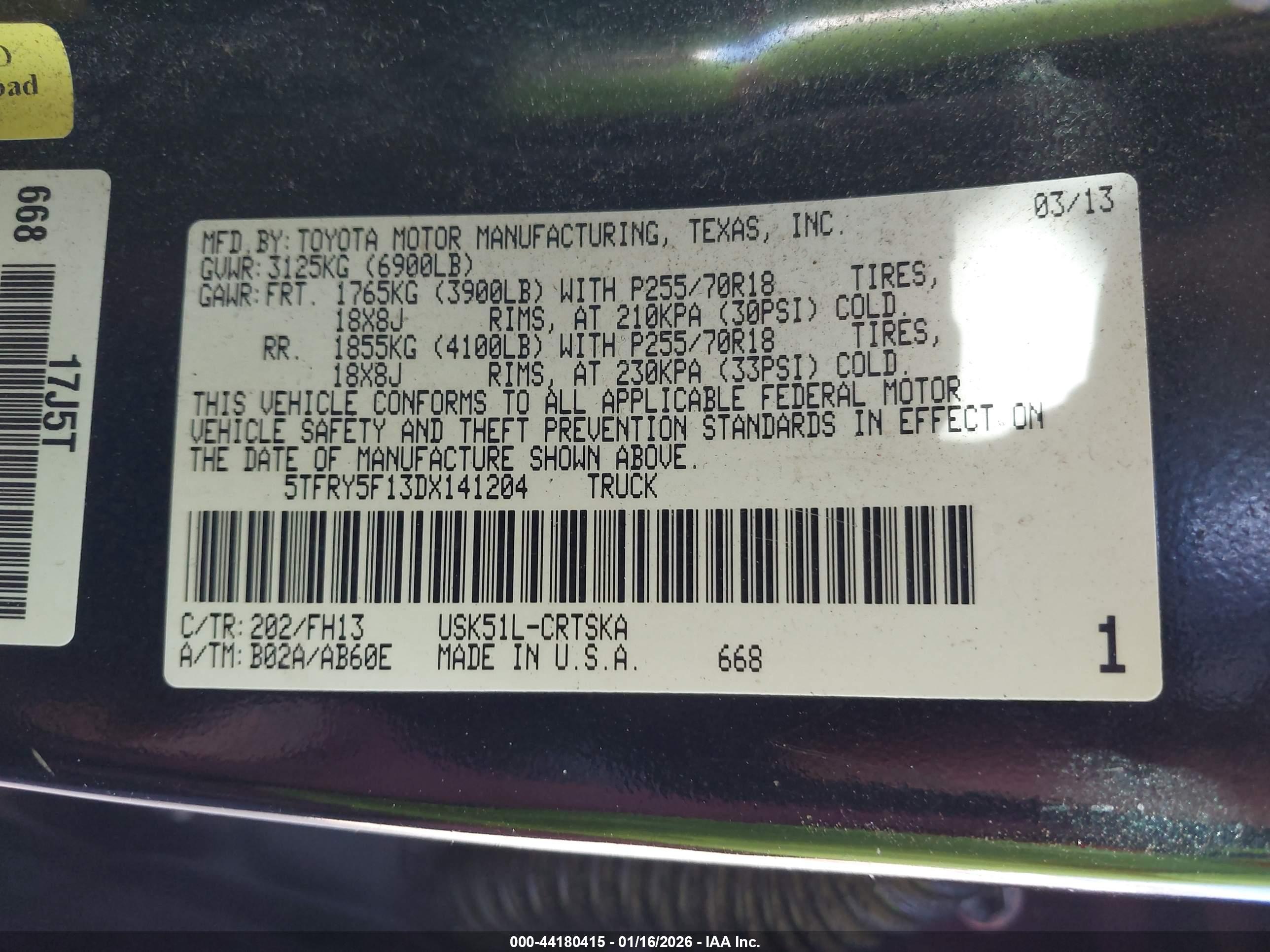 TOYOTA TUNDRA image 9