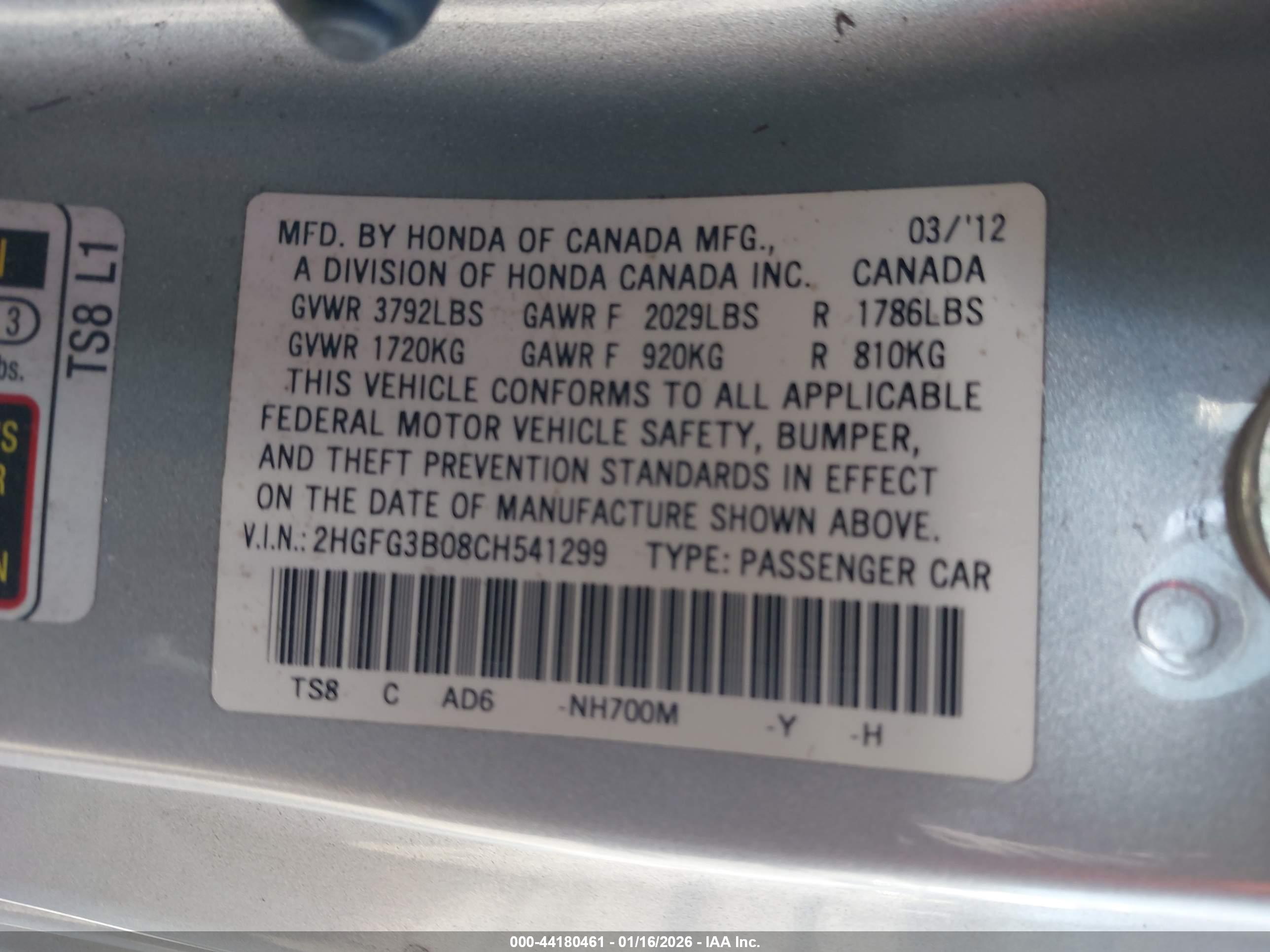 HONDA CIVIC image 9