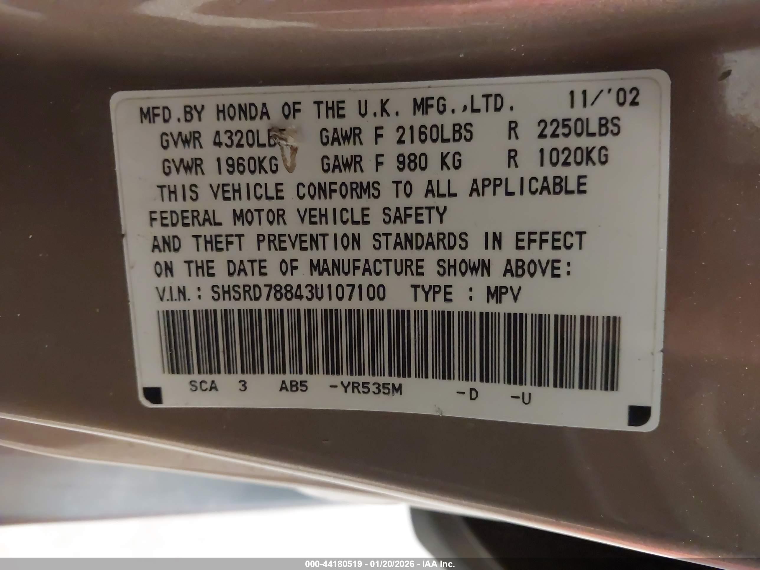 HONDA CR-V image 9
