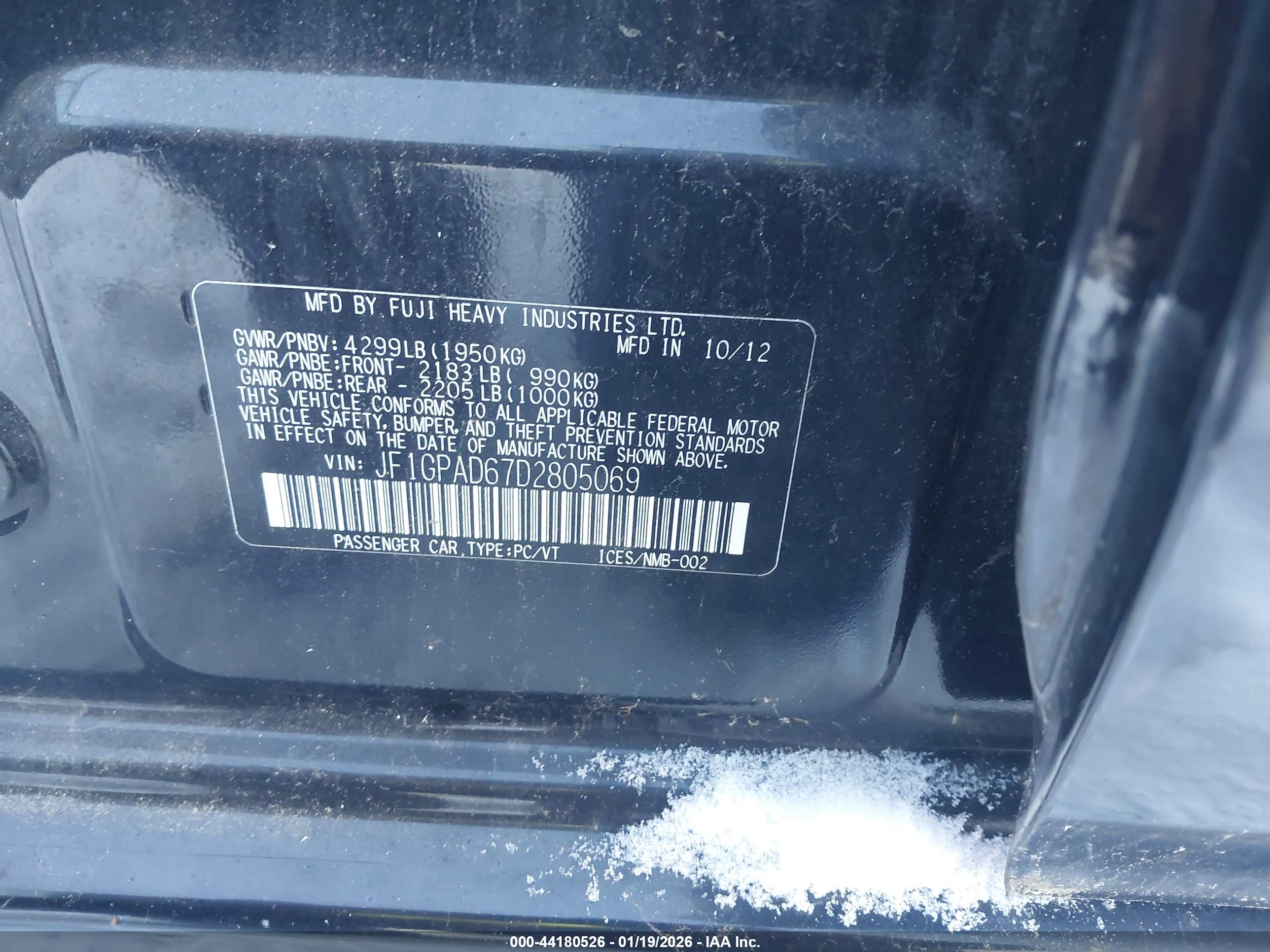 SUBARU IMPREZA image 9