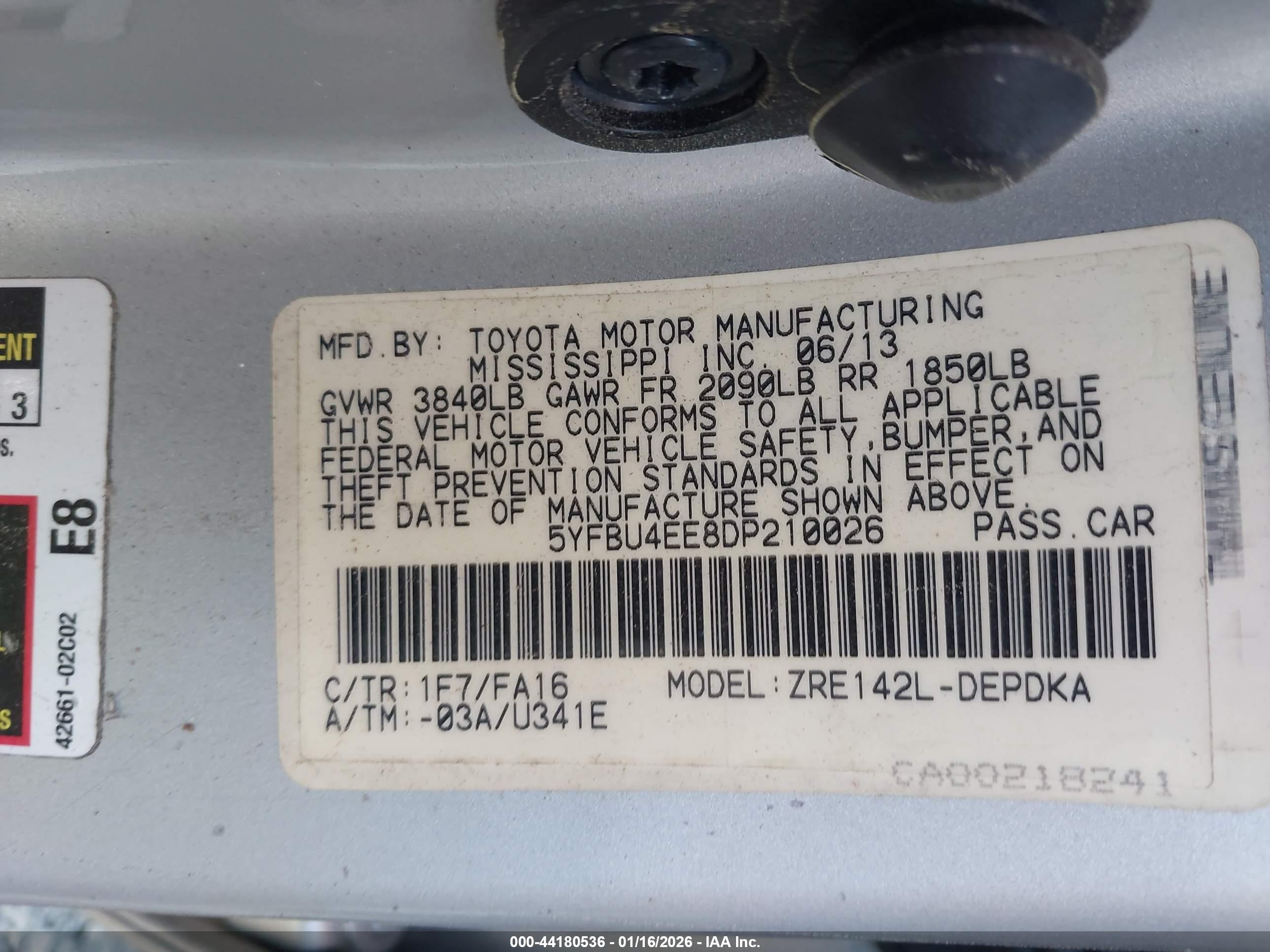 TOYOTA COROLLA image 9