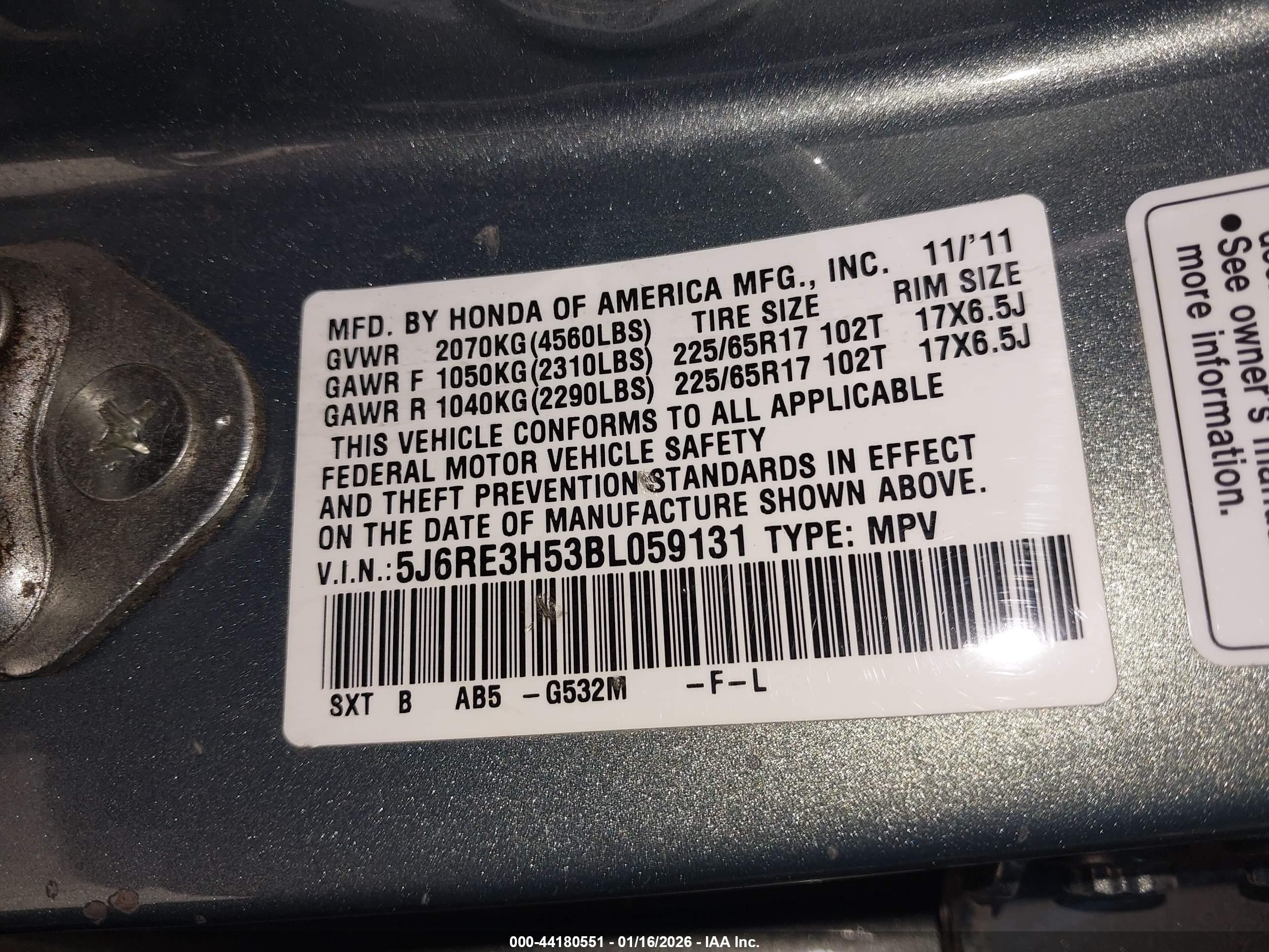 HONDA CR-V image 9