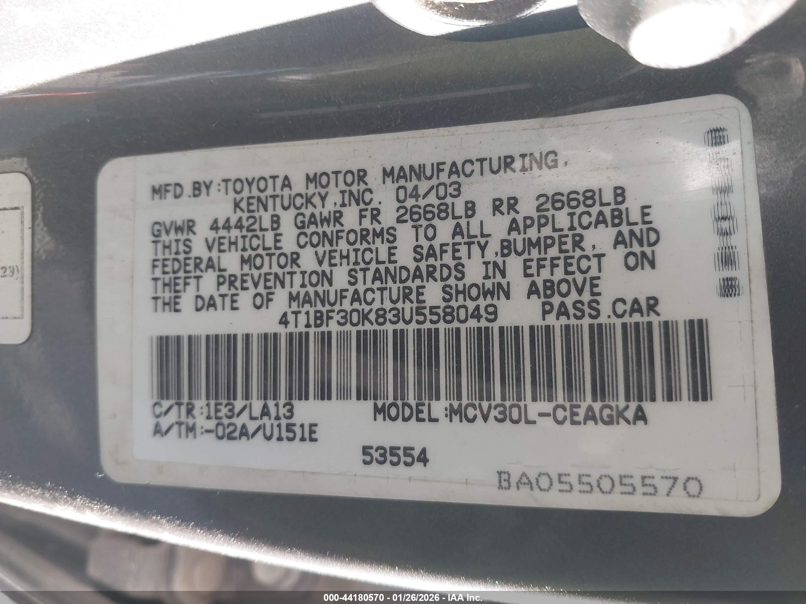 TOYOTA CAMRY image 9
