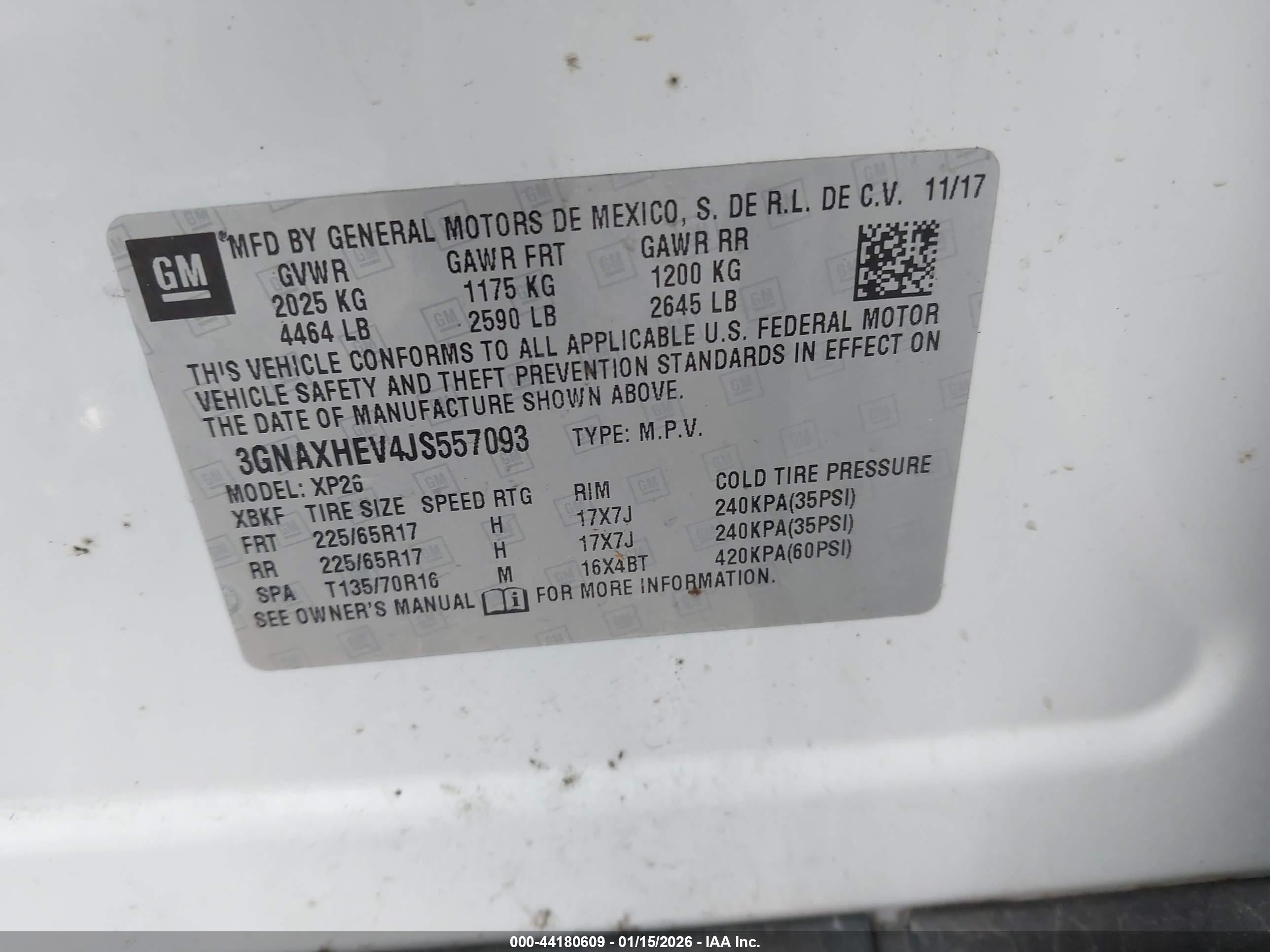 CHEVROLET EQUINOX image 9