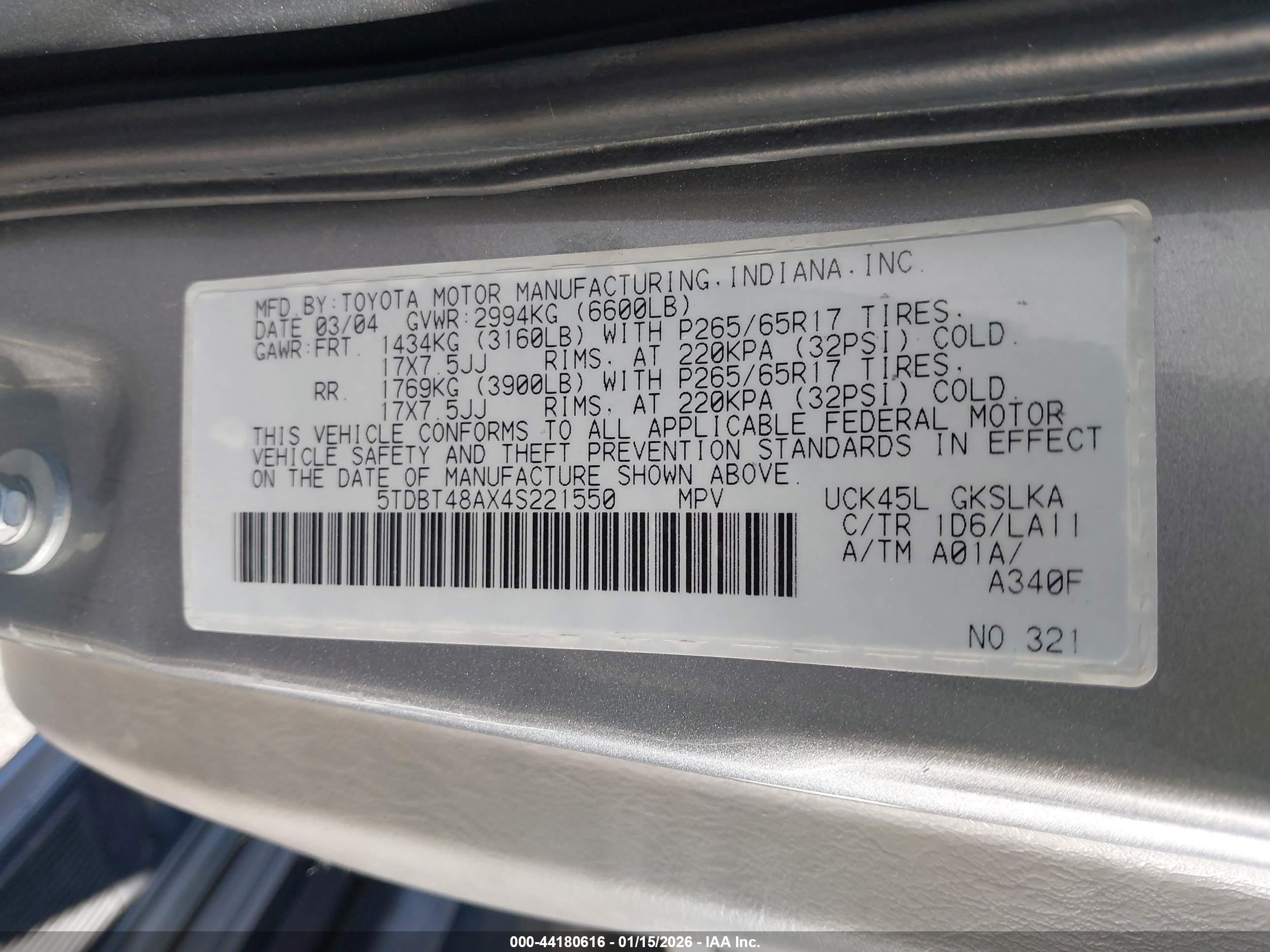 TOYOTA SEQUOIA image 9