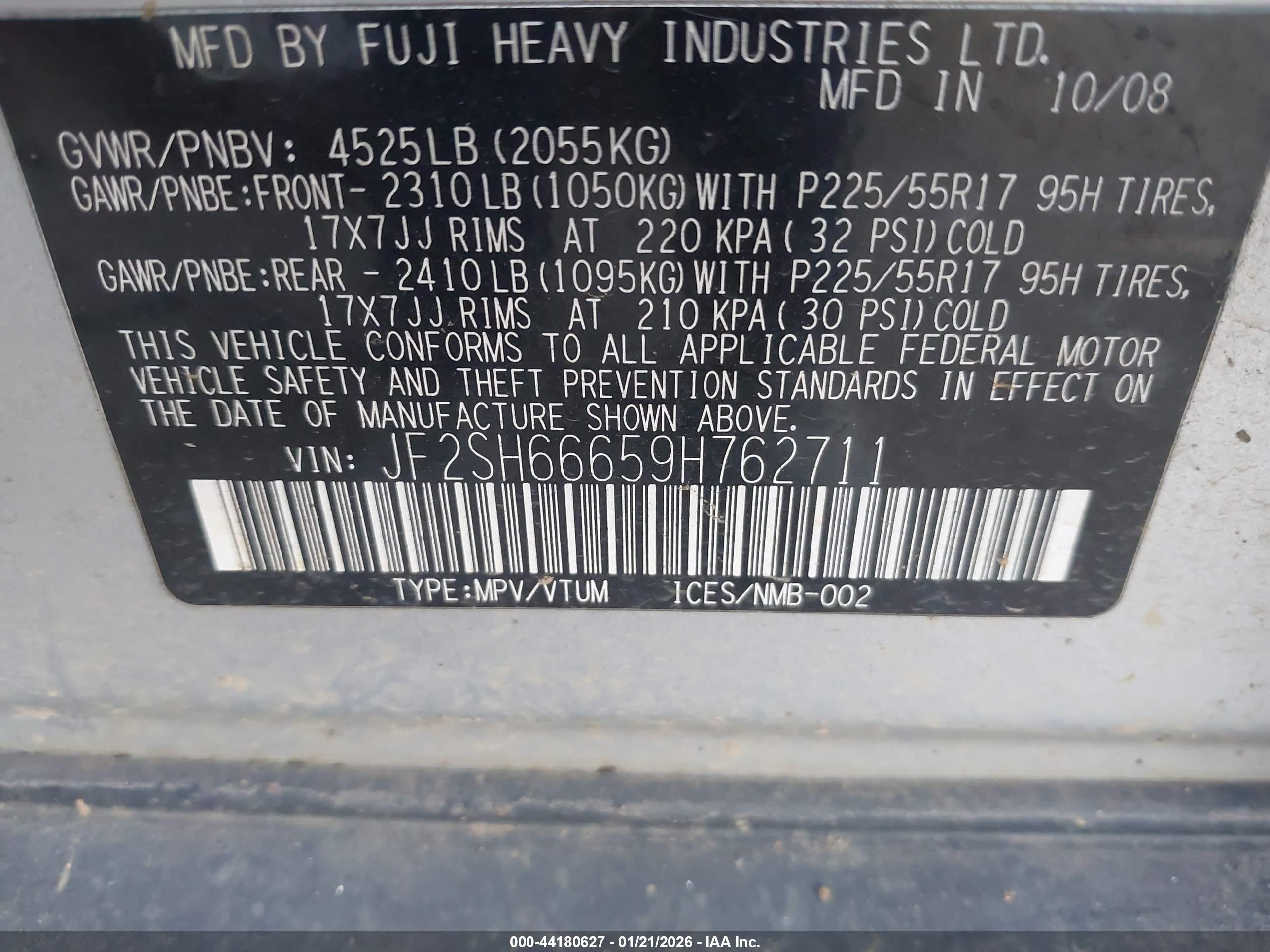 SUBARU FORESTER image 9