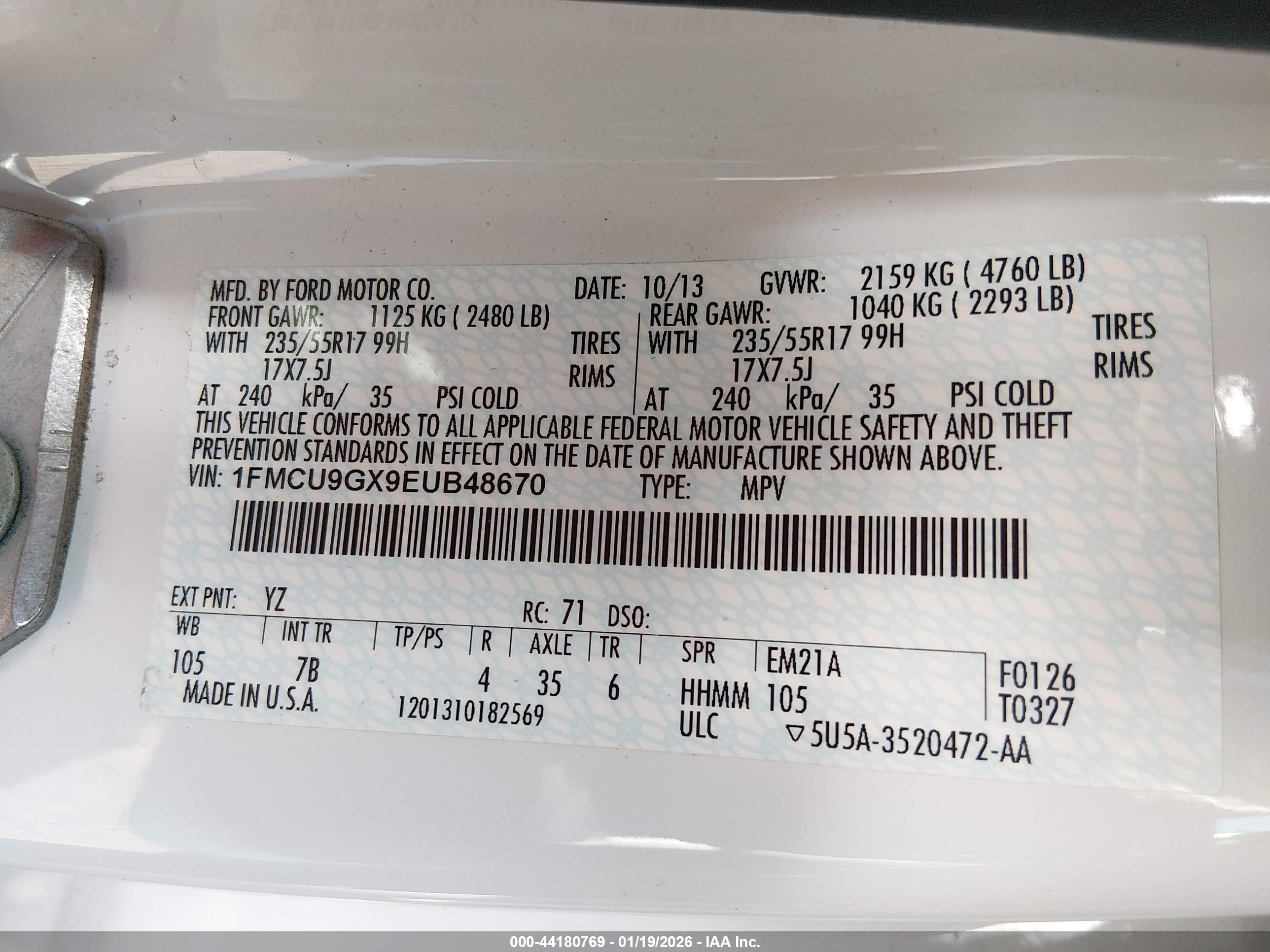 FORD ESCAPE image 9