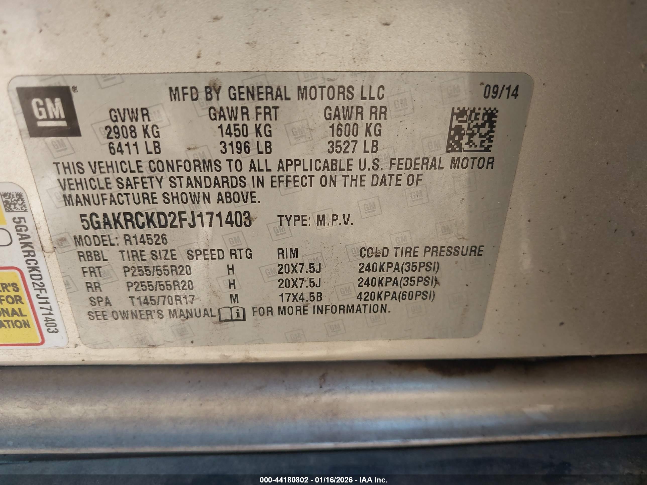 BUICK ENCLAVE image 9