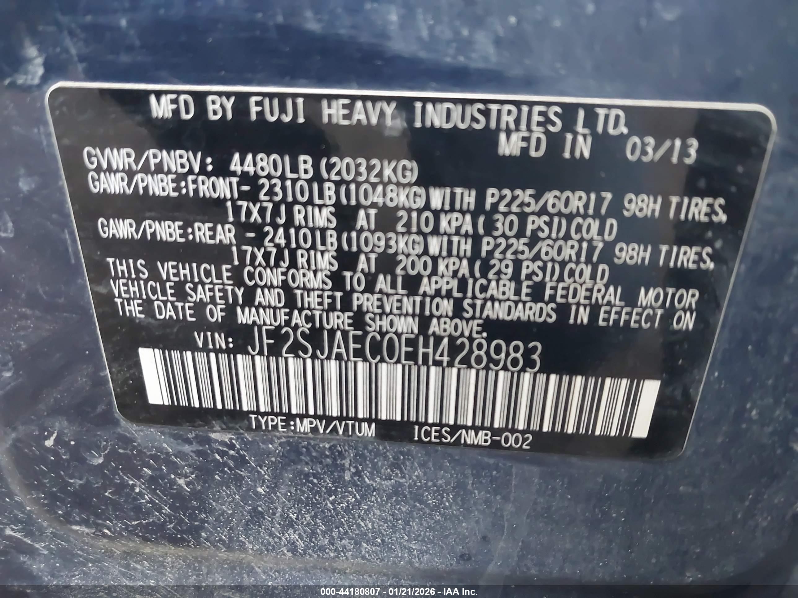 SUBARU FORESTER image 9