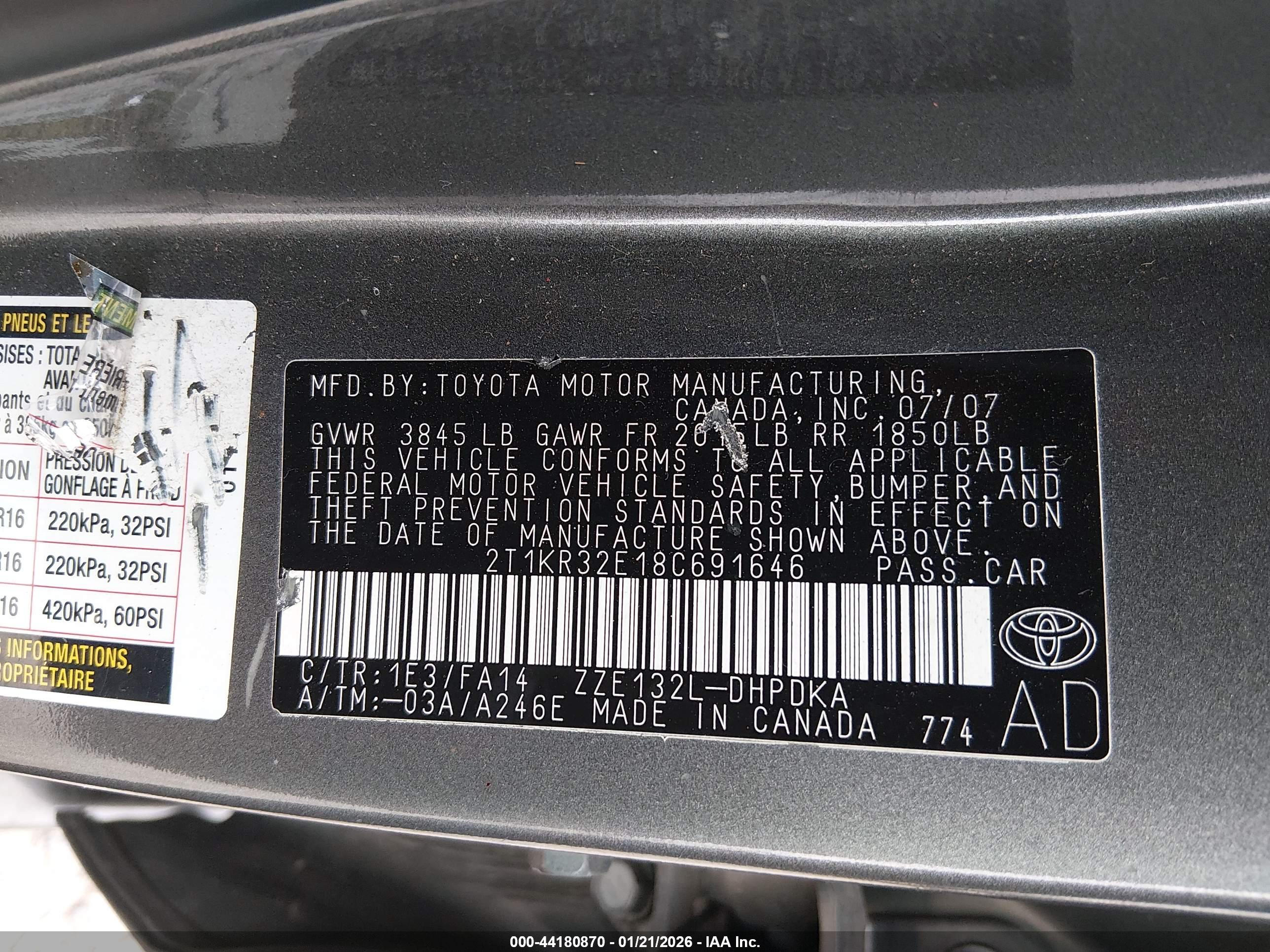 TOYOTA MATRIX image 9