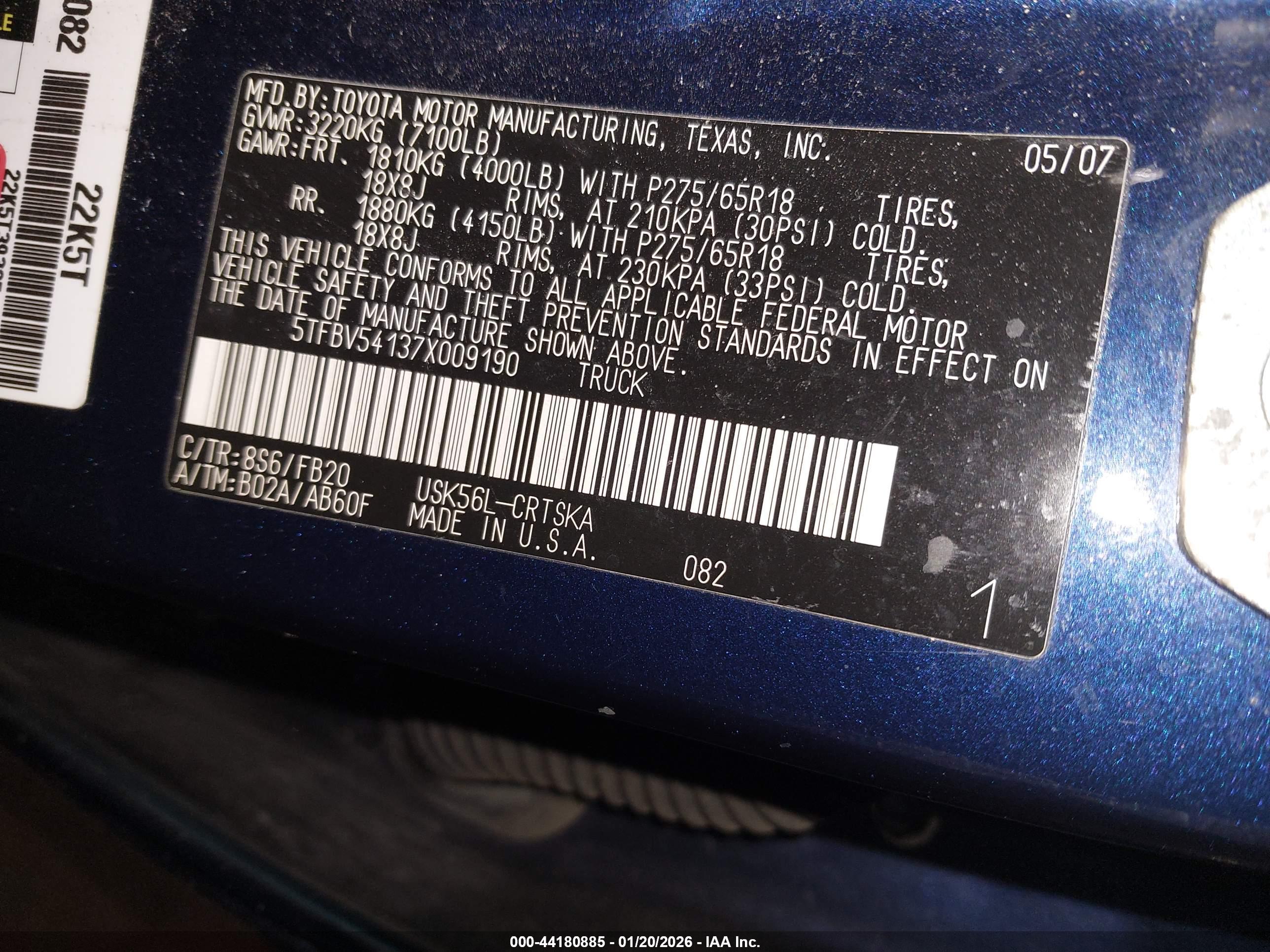 TOYOTA TUNDRA image 9