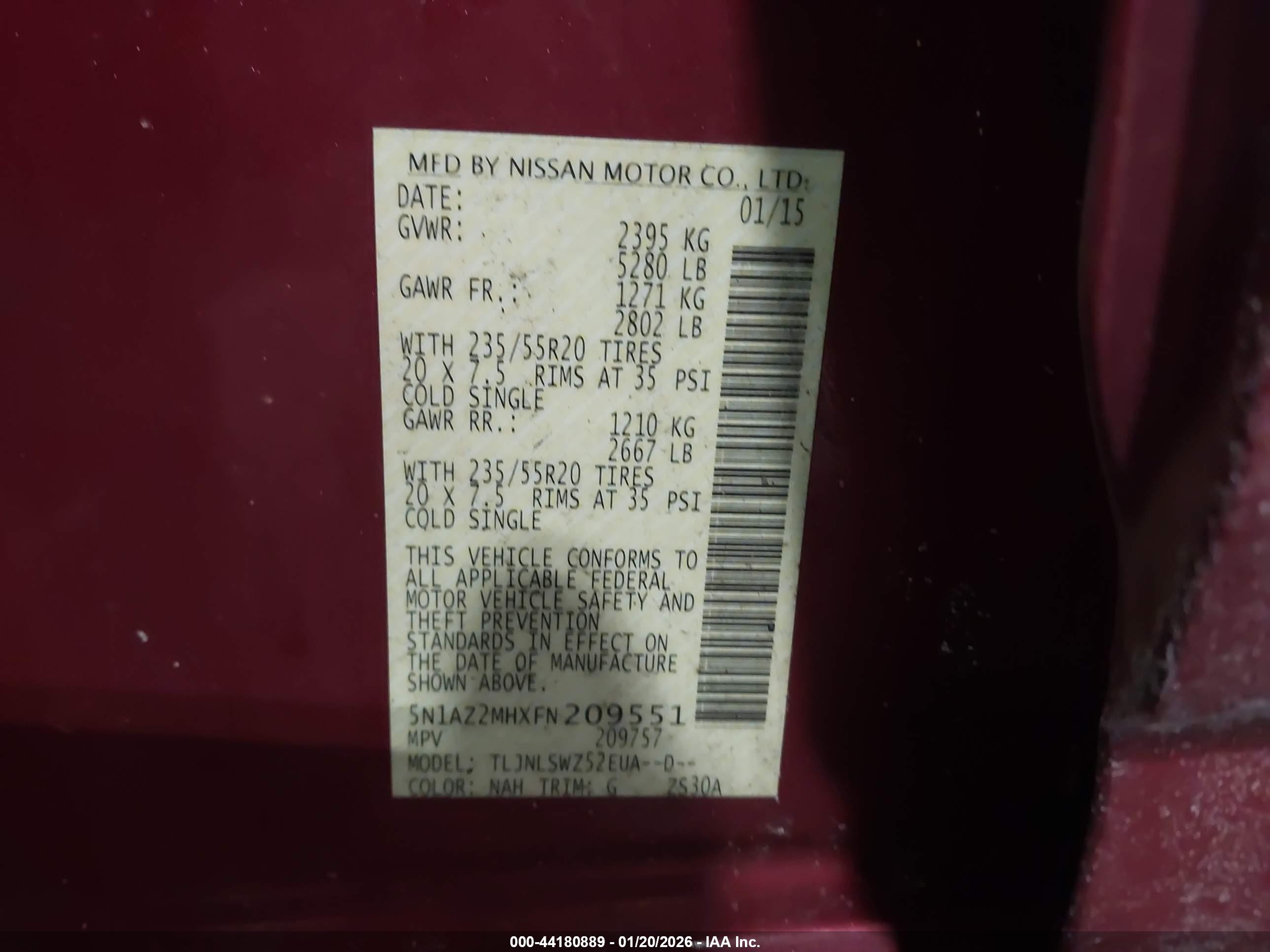 NISSAN MURANO image 9