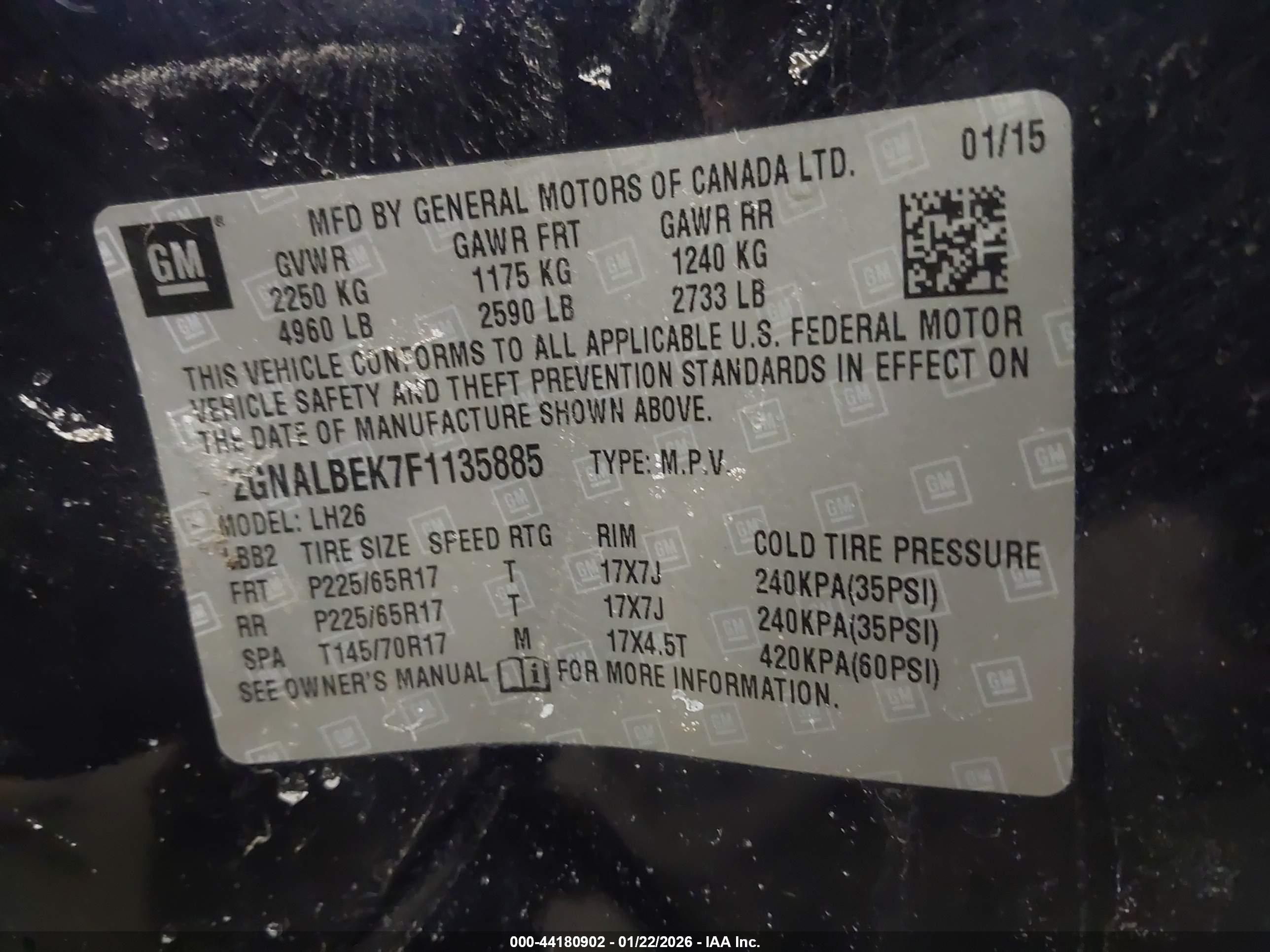 CHEVROLET EQUINOX image 9