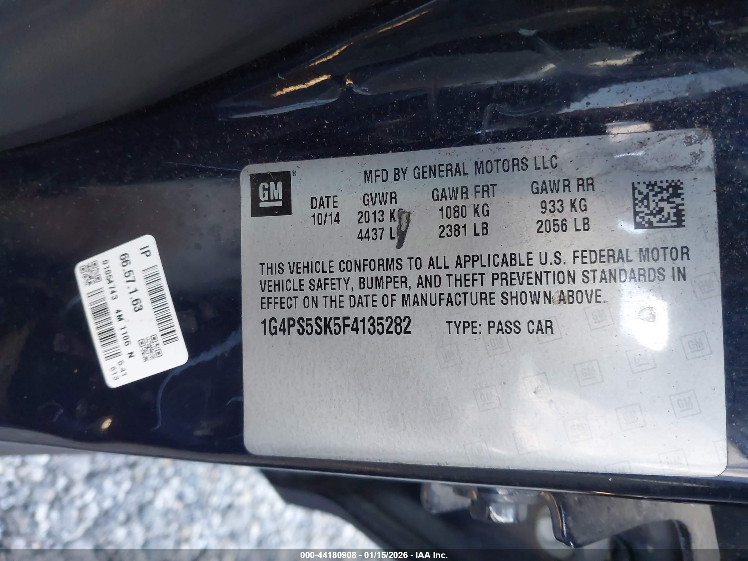 BUICK VERANO image 9