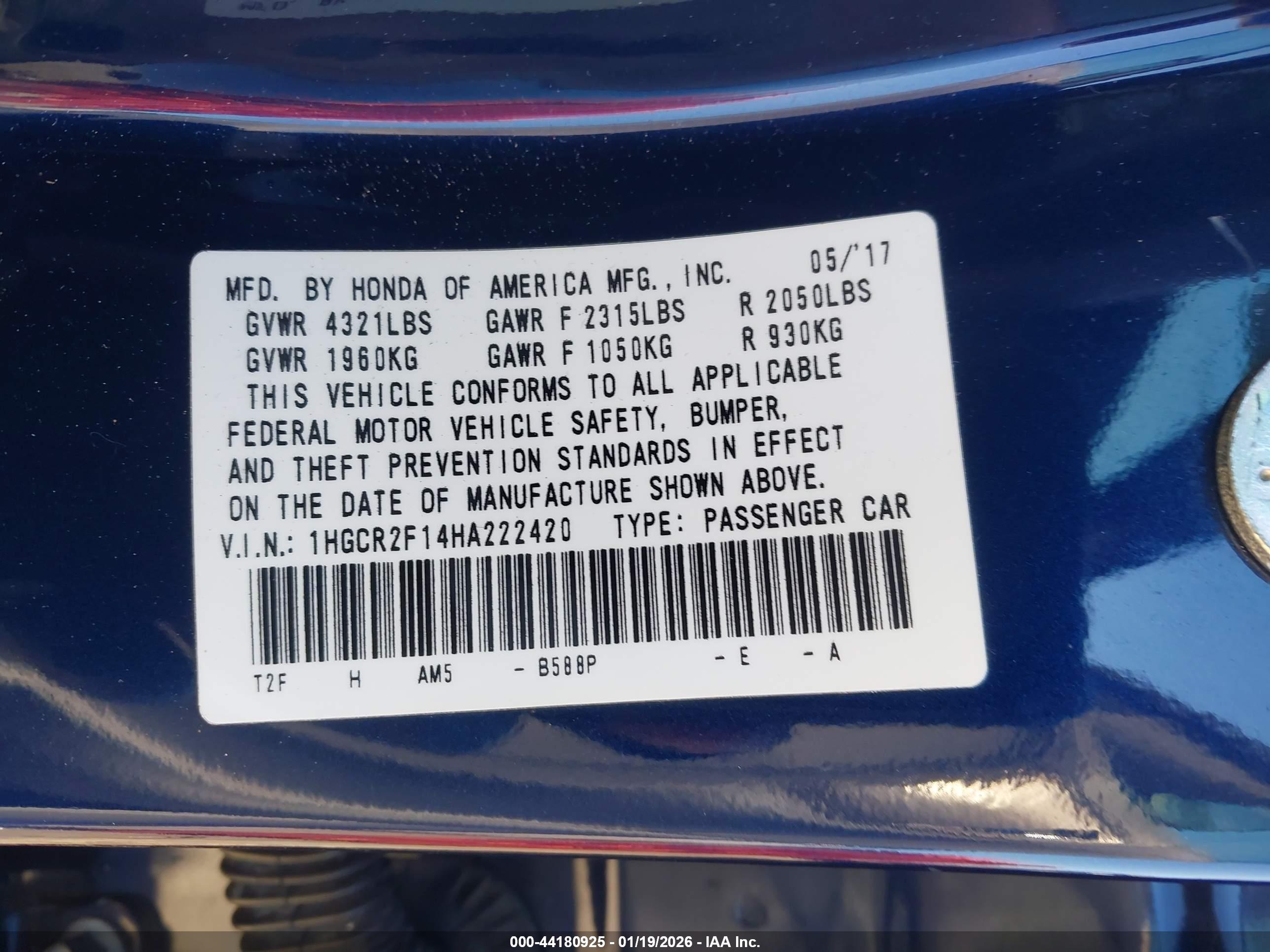 HONDA ACCORD image 9