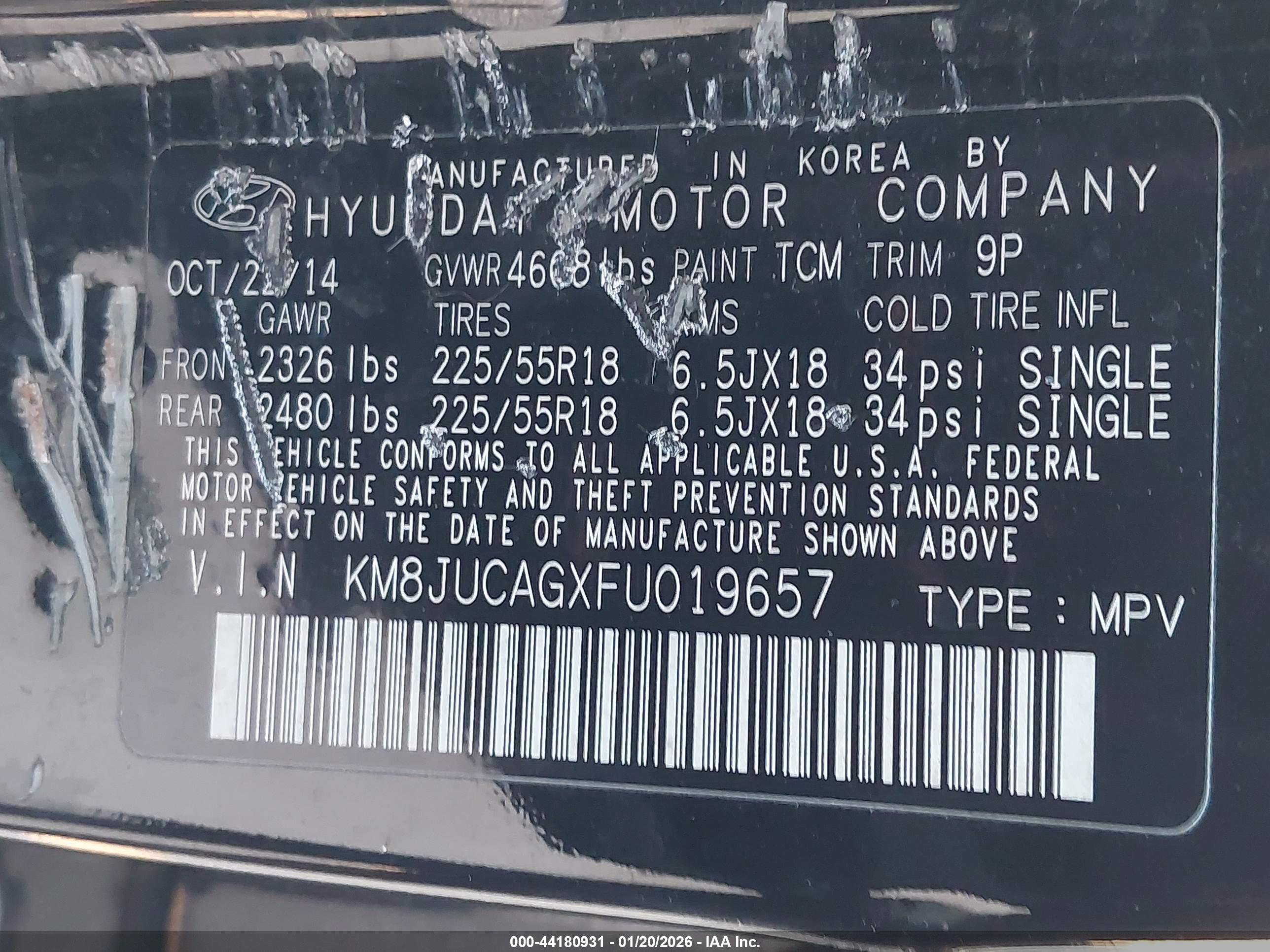 HYUNDAI TUCSON image 9