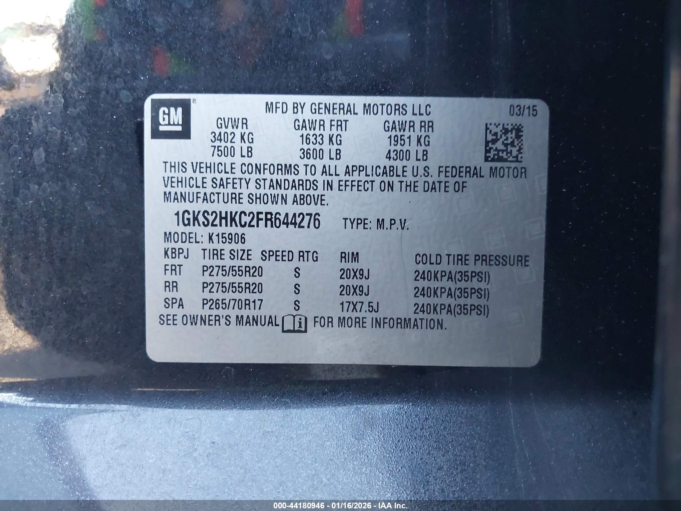 GMC YUKON image 9