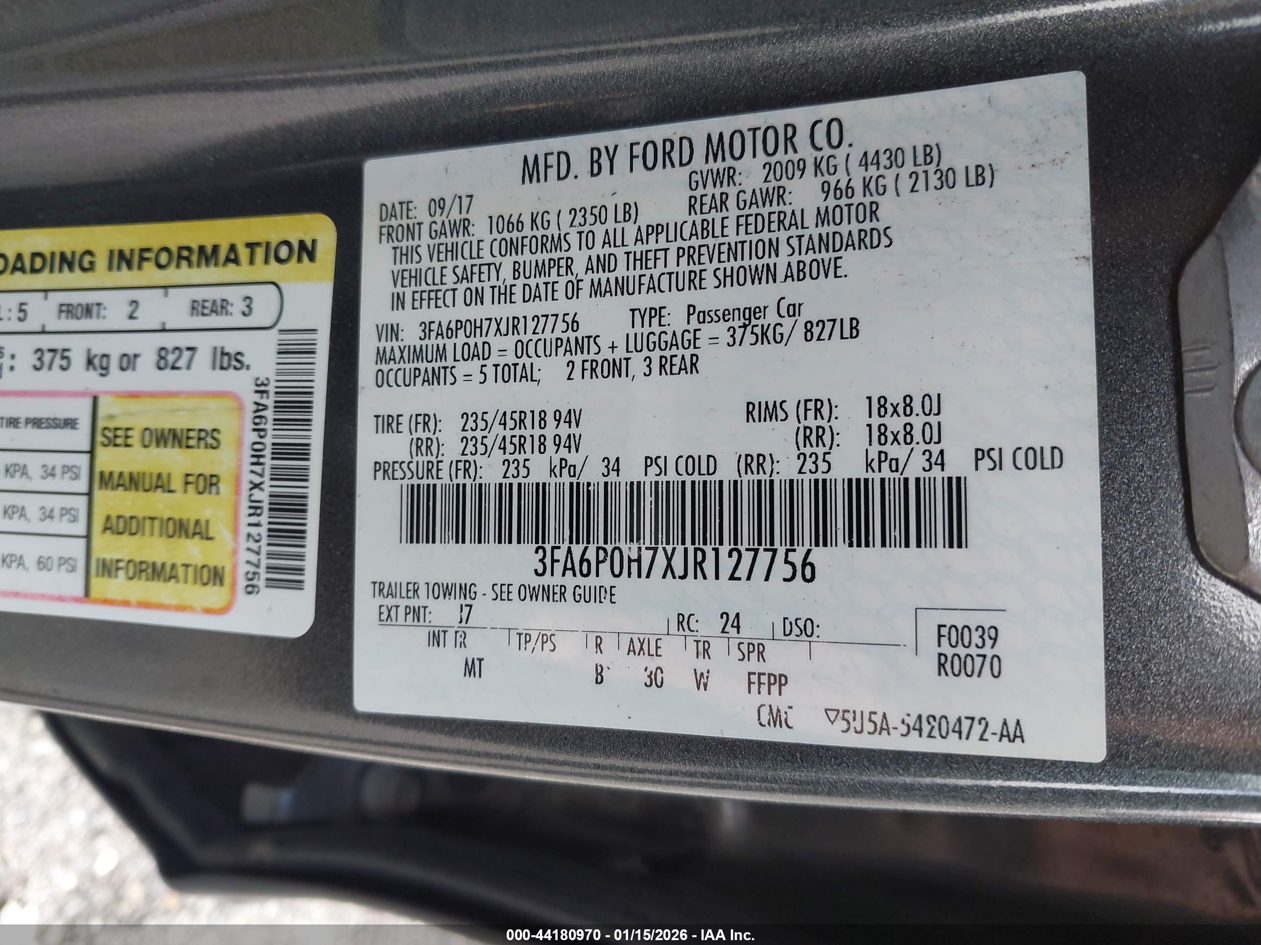 FORD FUSION image 9
