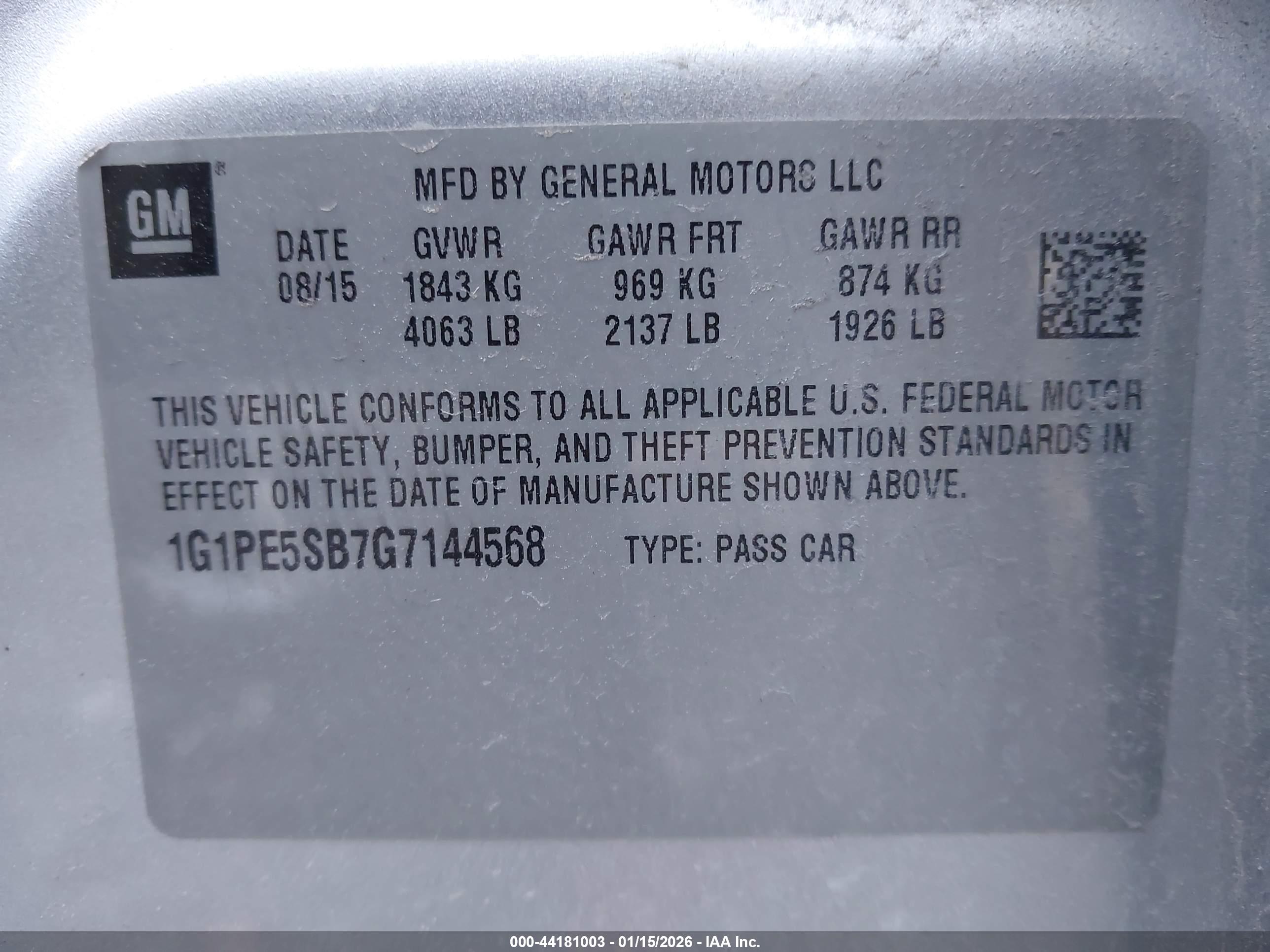 CHEVROLET CRUZE image 9