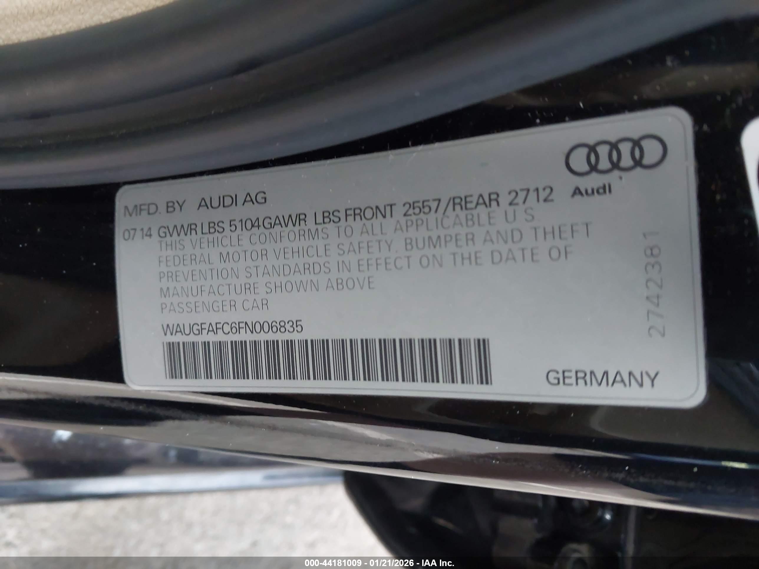AUDI A6 image 9