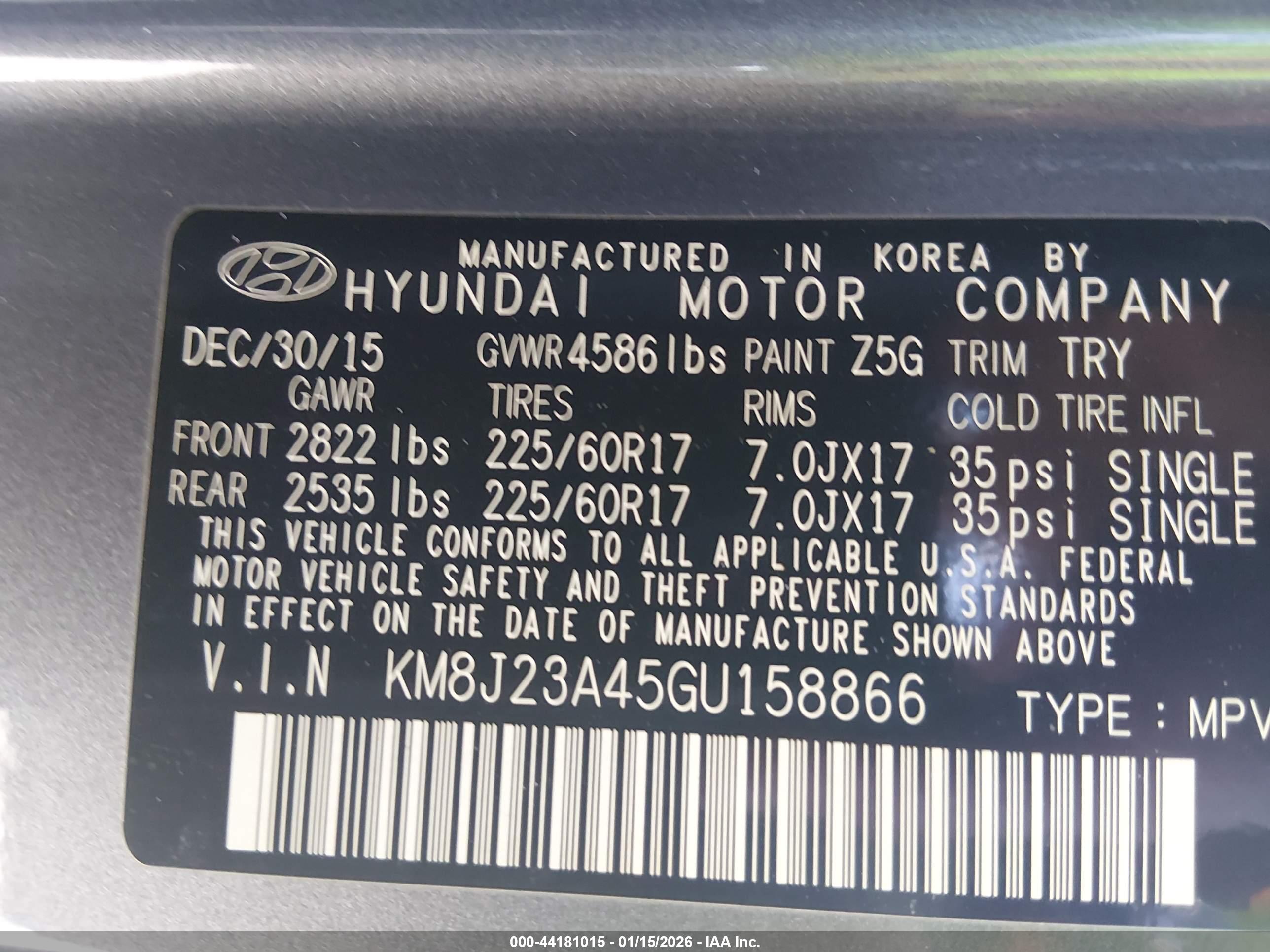 HYUNDAI TUCSON image 9