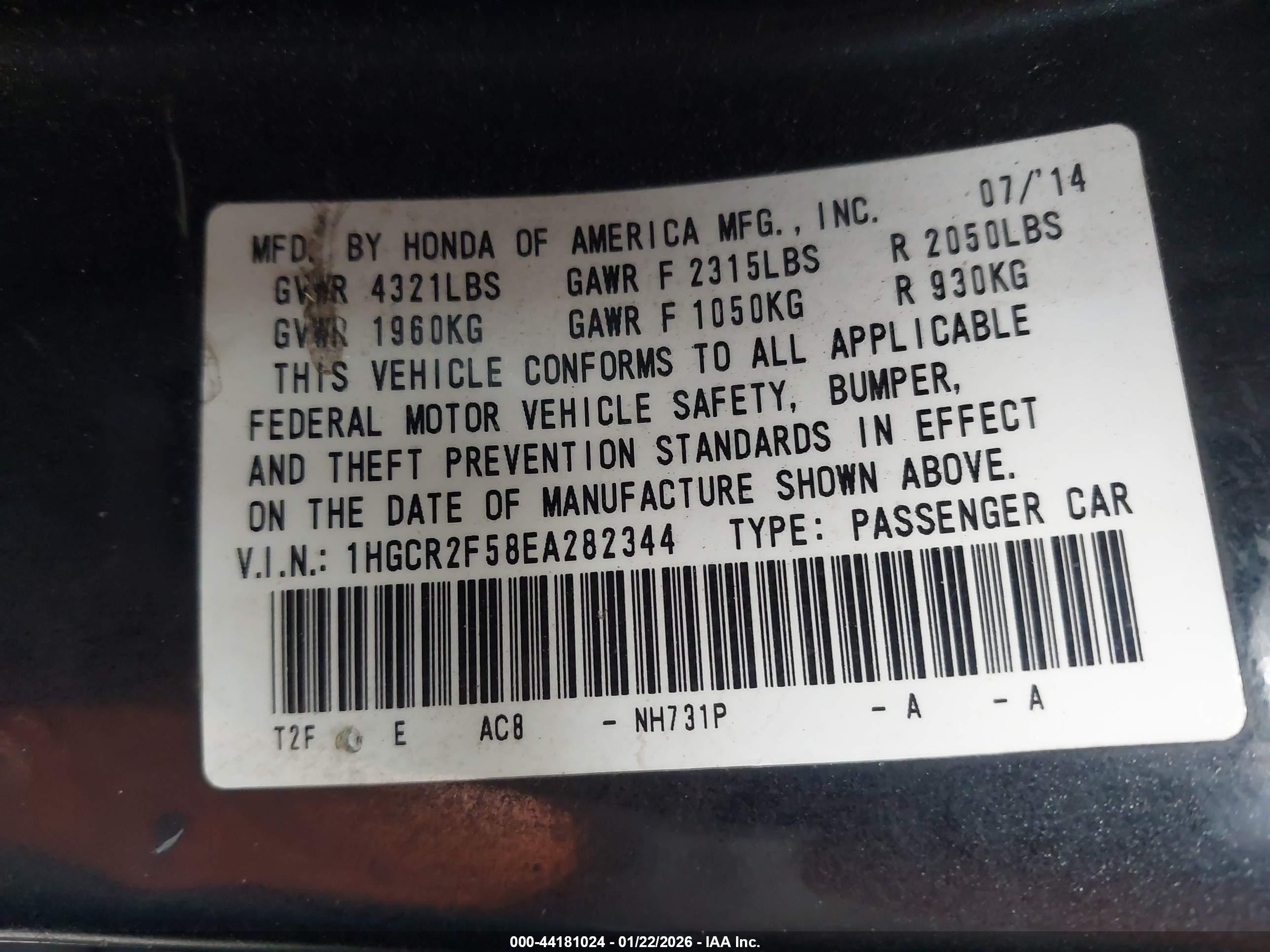 HONDA ACCORD image 9
