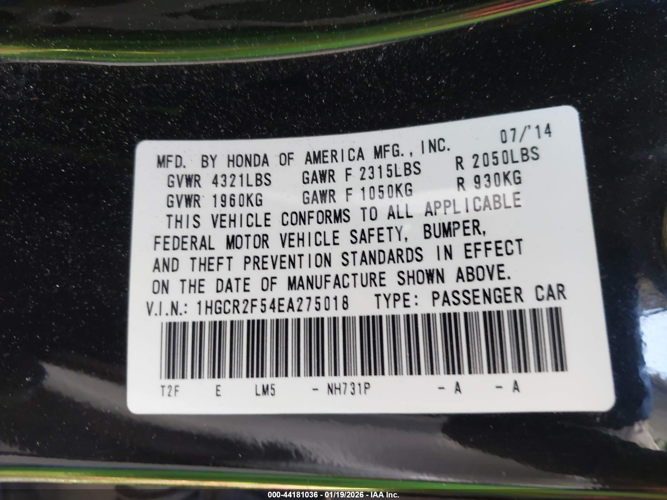 HONDA ACCORD image 9