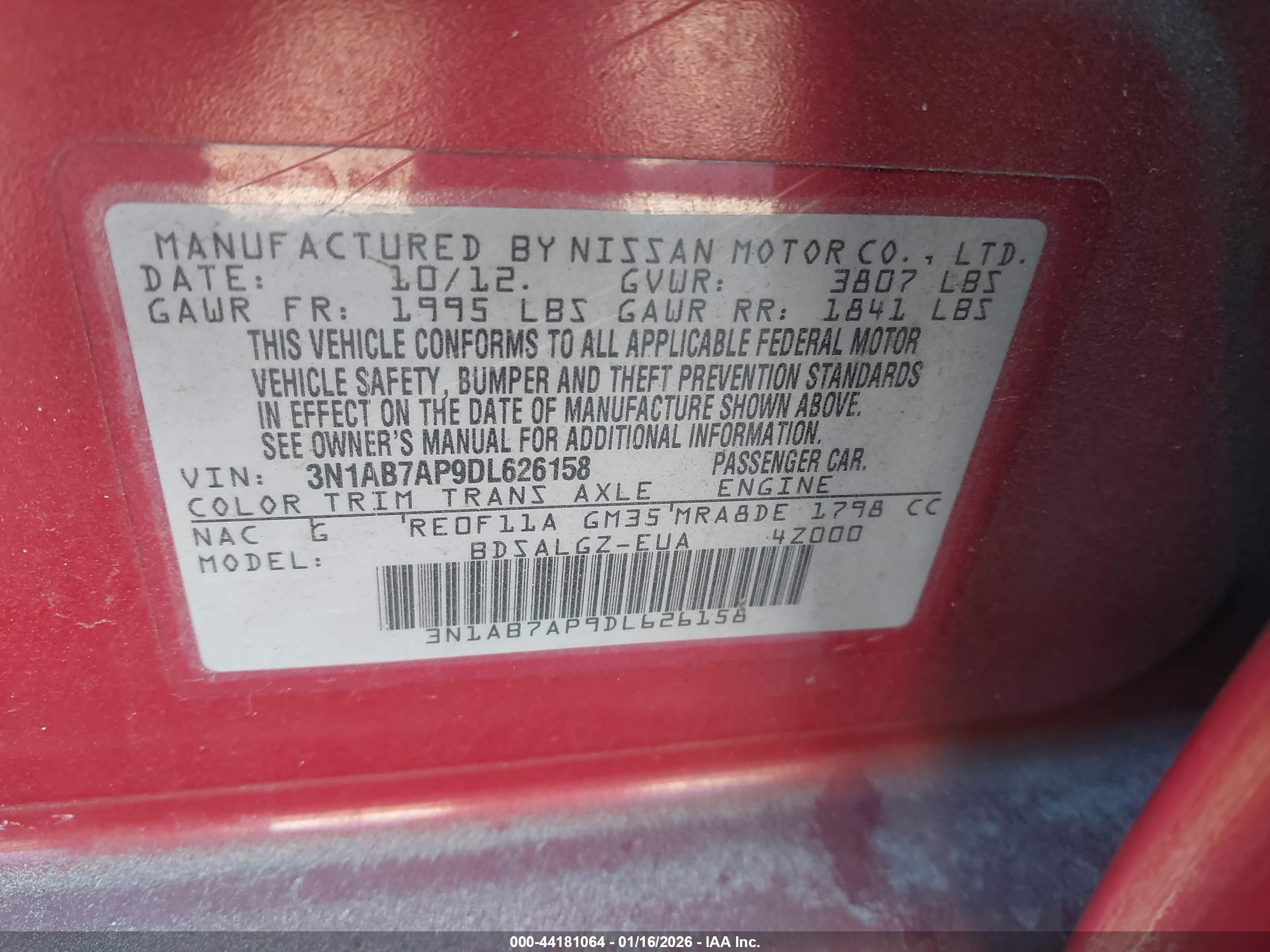 NISSAN SENTRA image 9
