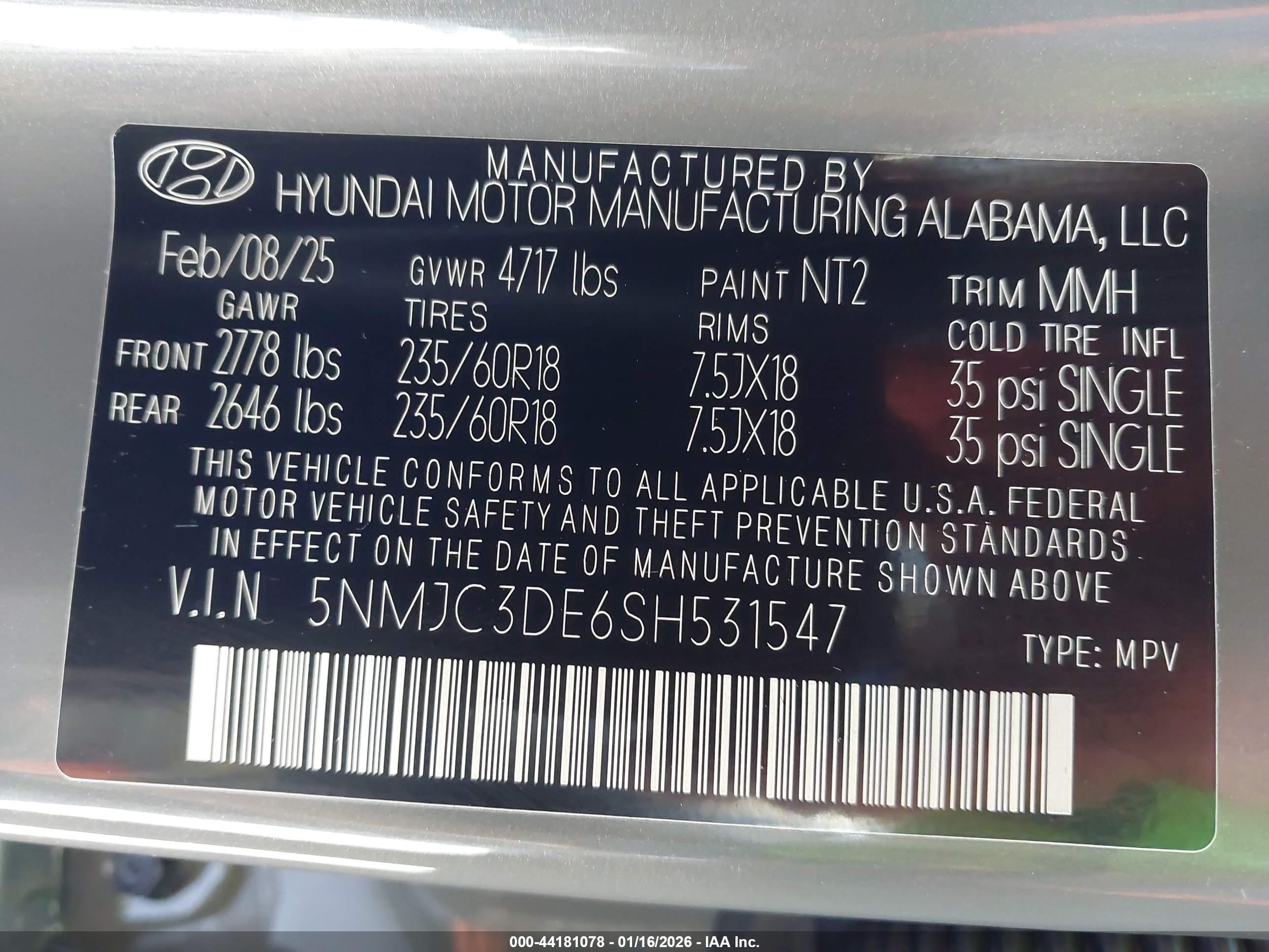 HYUNDAI TUCSON image 9