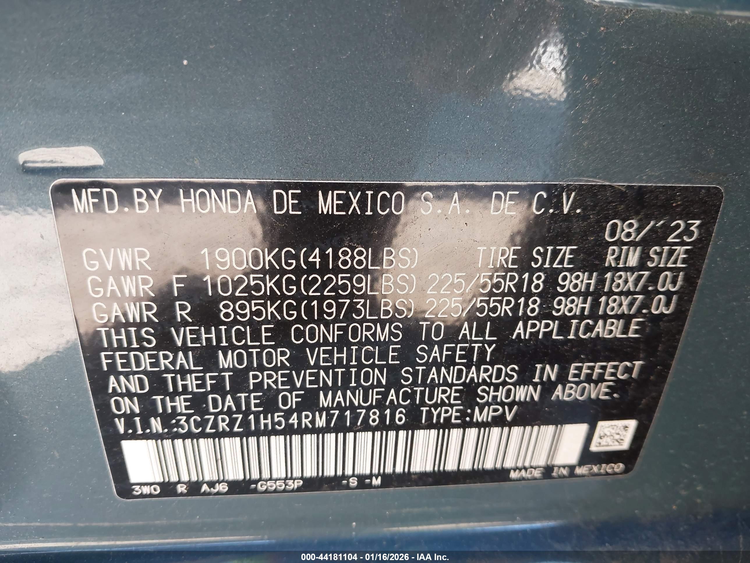 HONDA HR-V image 9