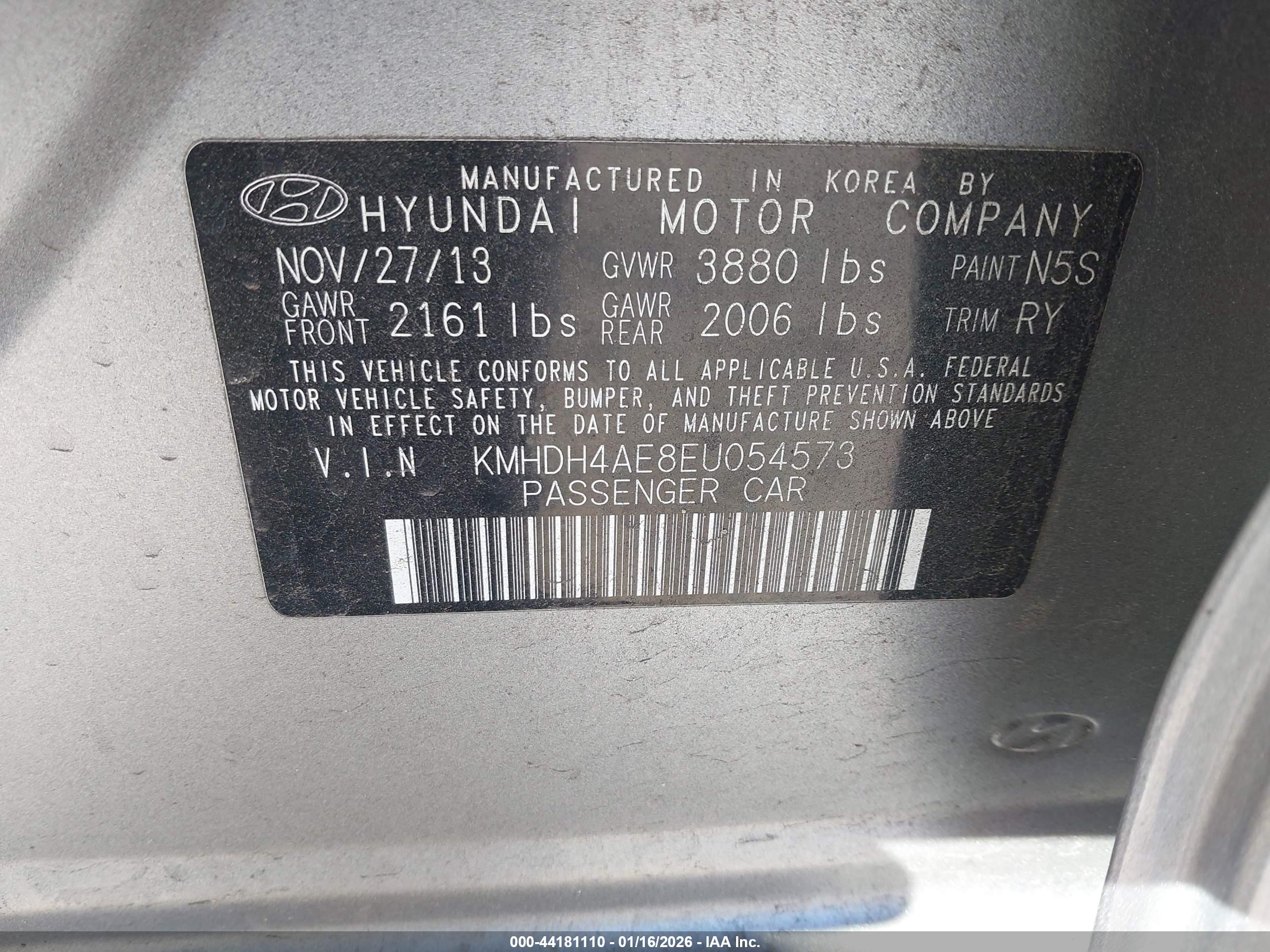 HYUNDAI ELANTRA image 9