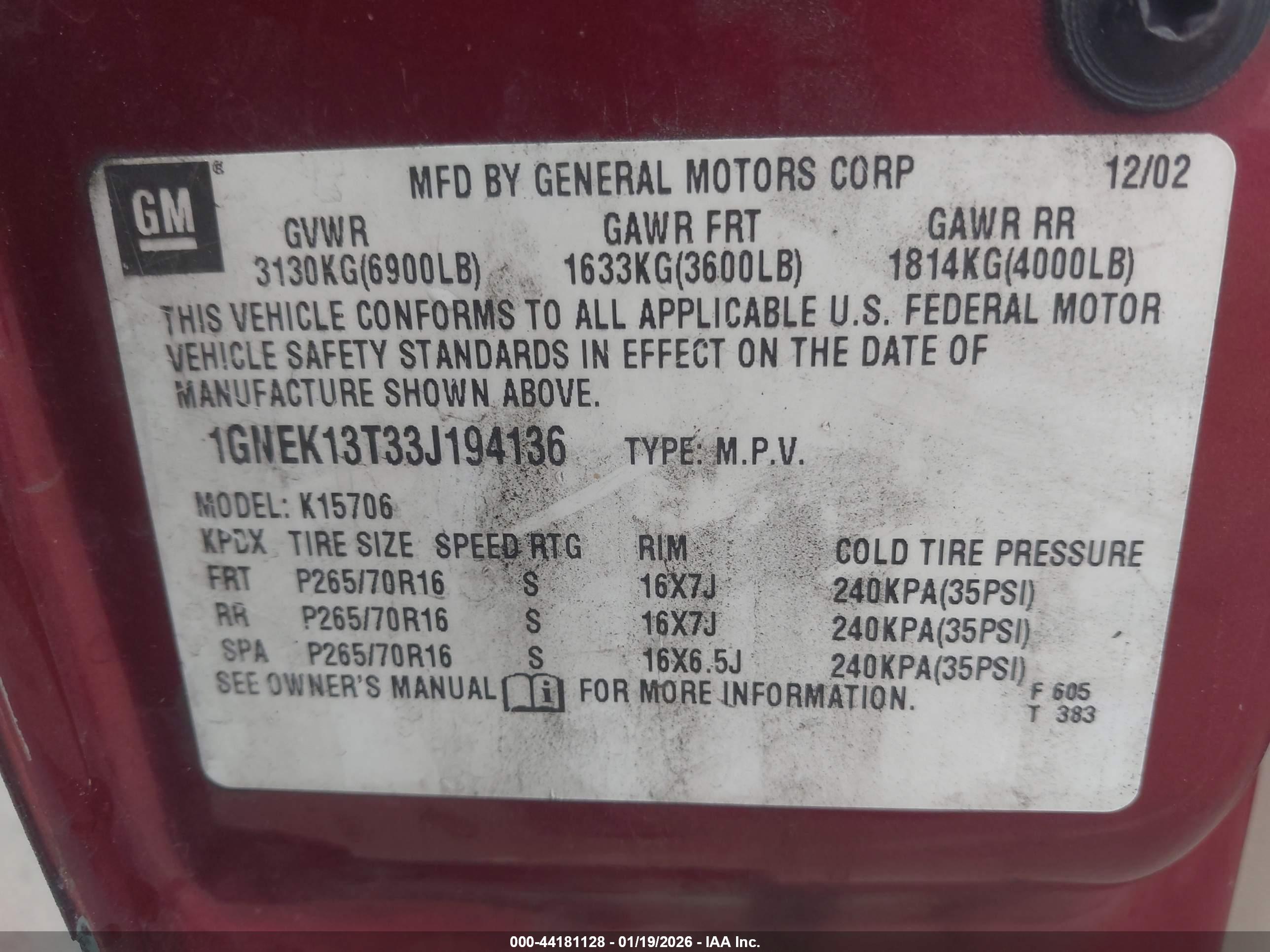 CHEVROLET TAHOE image 9