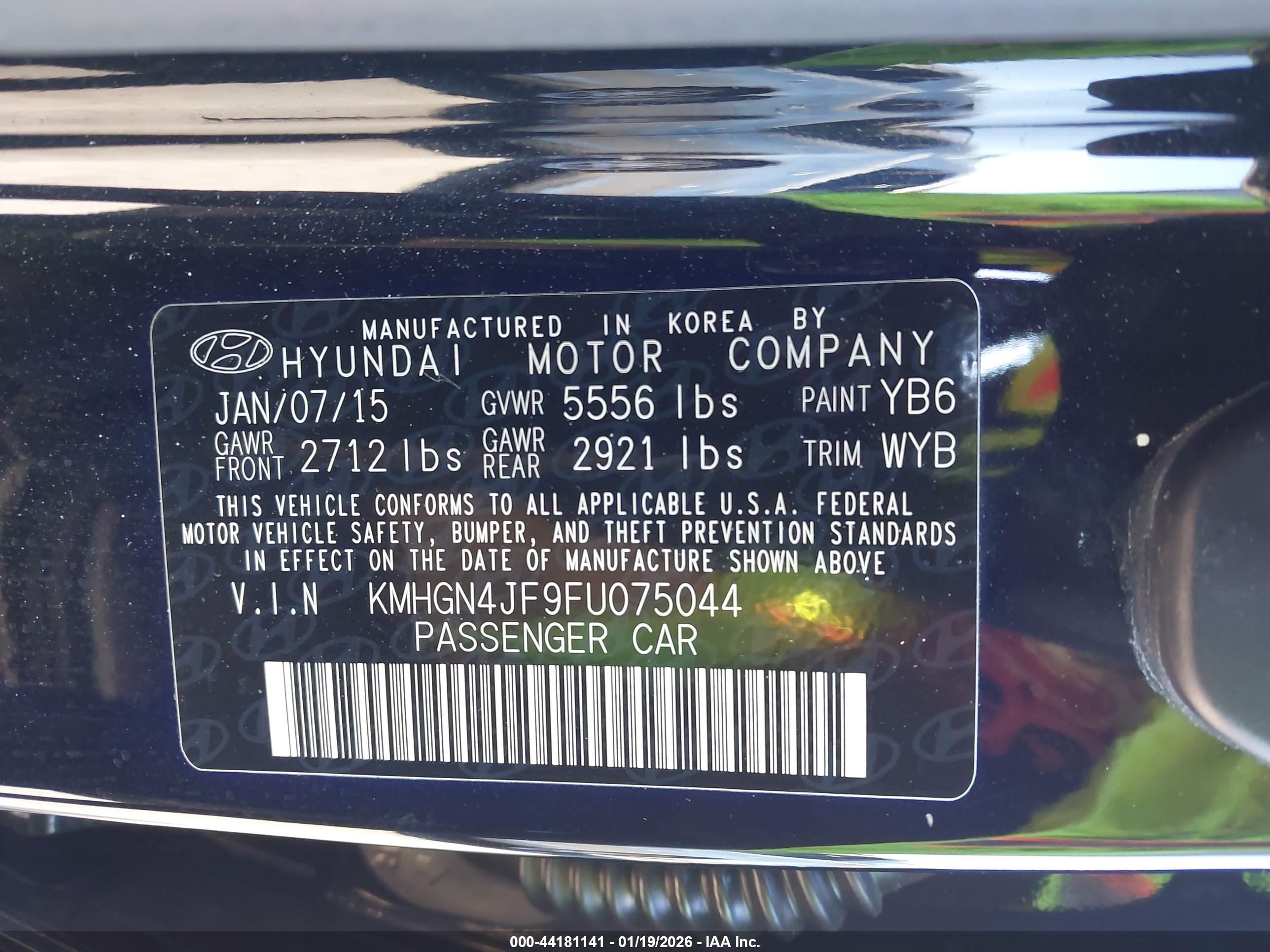 HYUNDAI GENESIS image 9