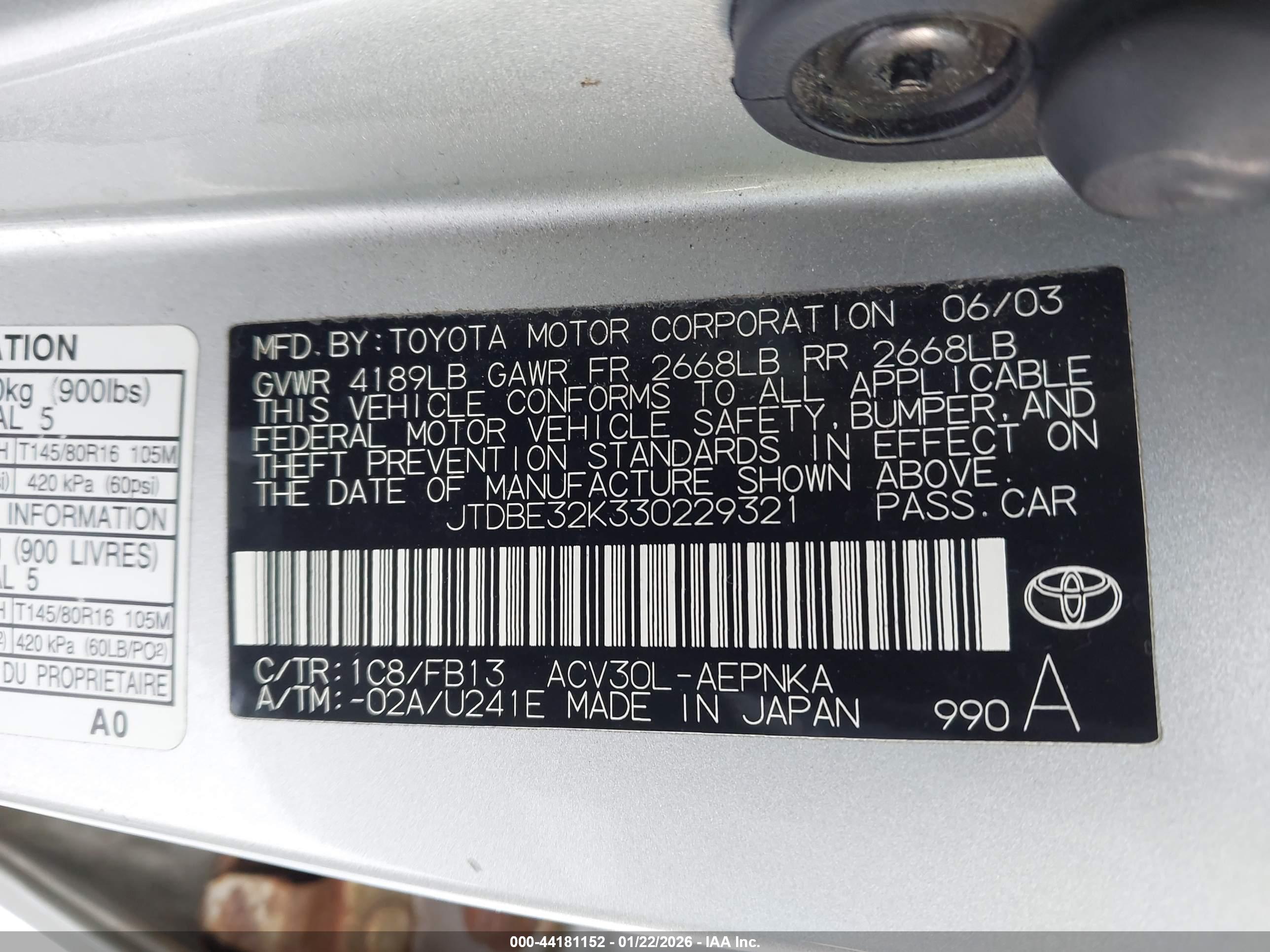 TOYOTA CAMRY image 9