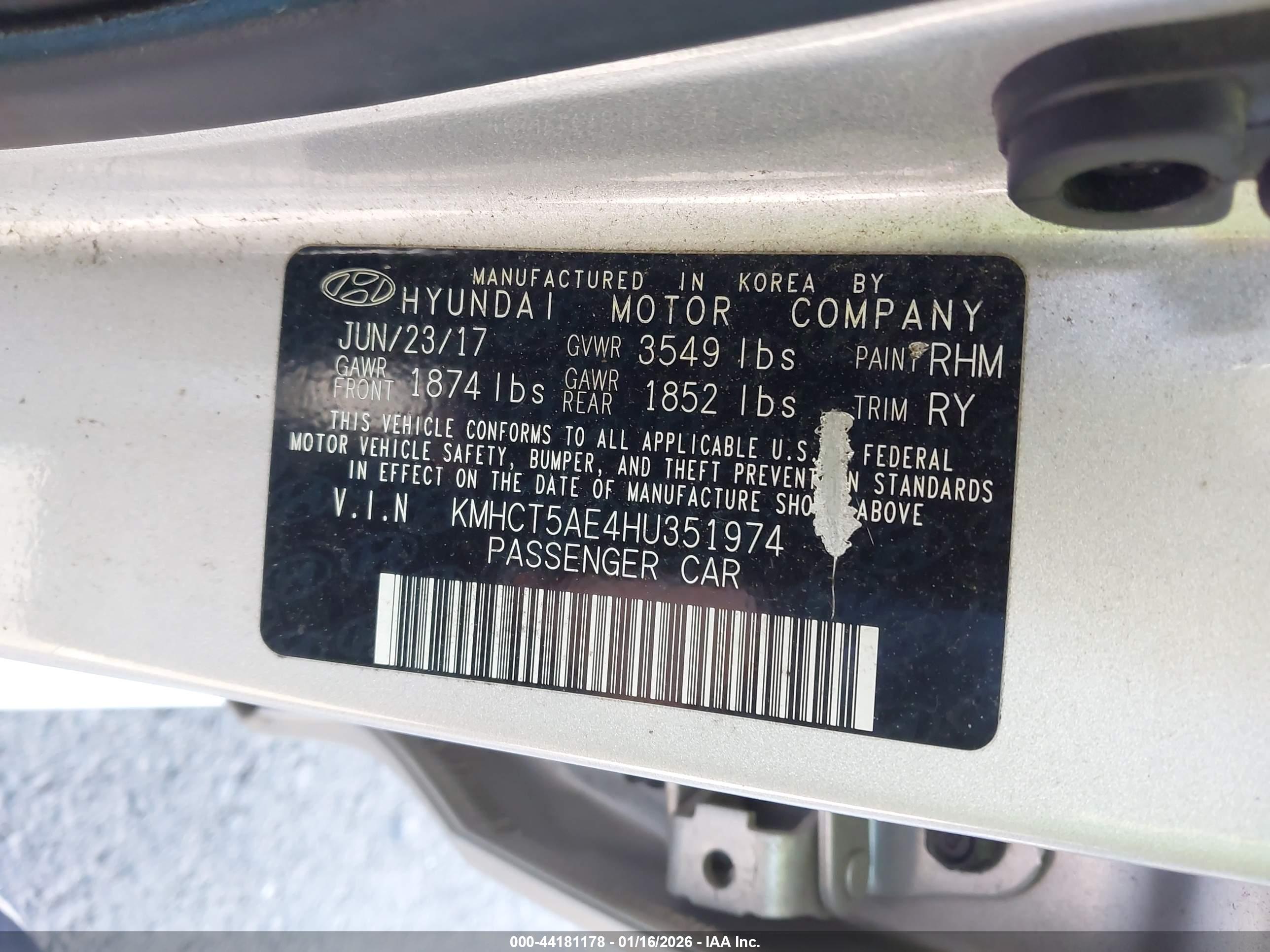 HYUNDAI ACCENT image 9