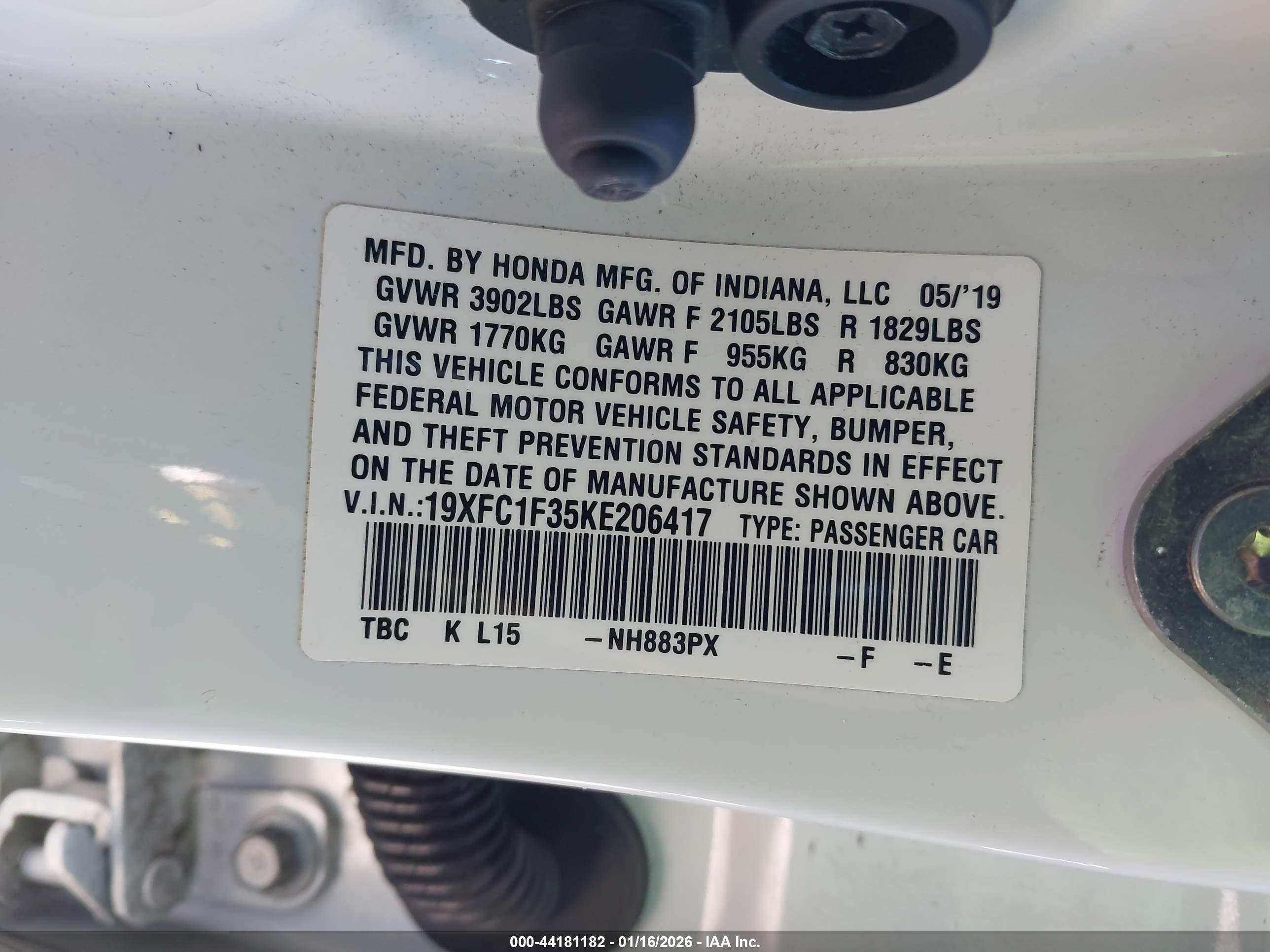 HONDA CIVIC image 9