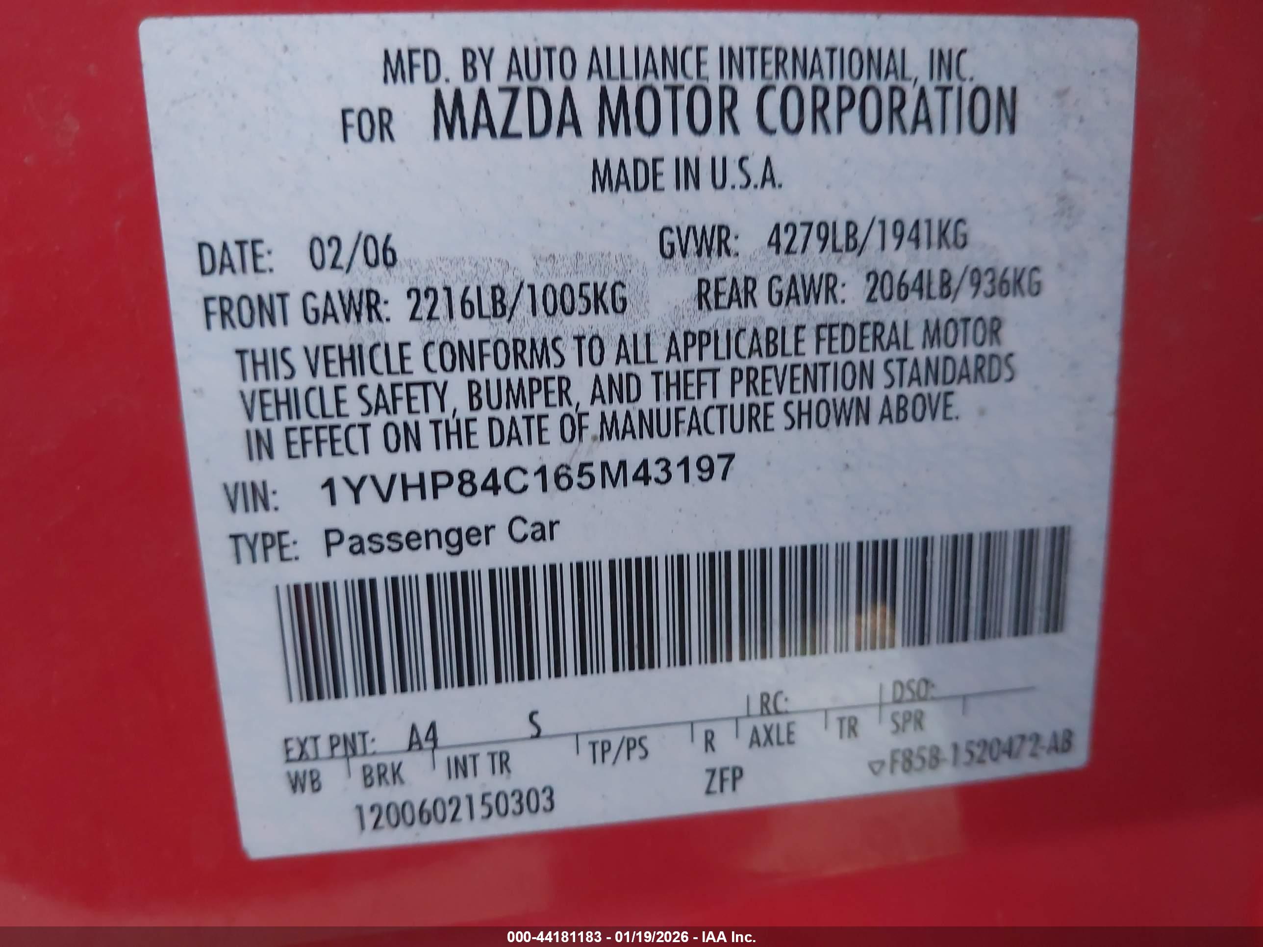 MAZDA MAZDA6 image 9